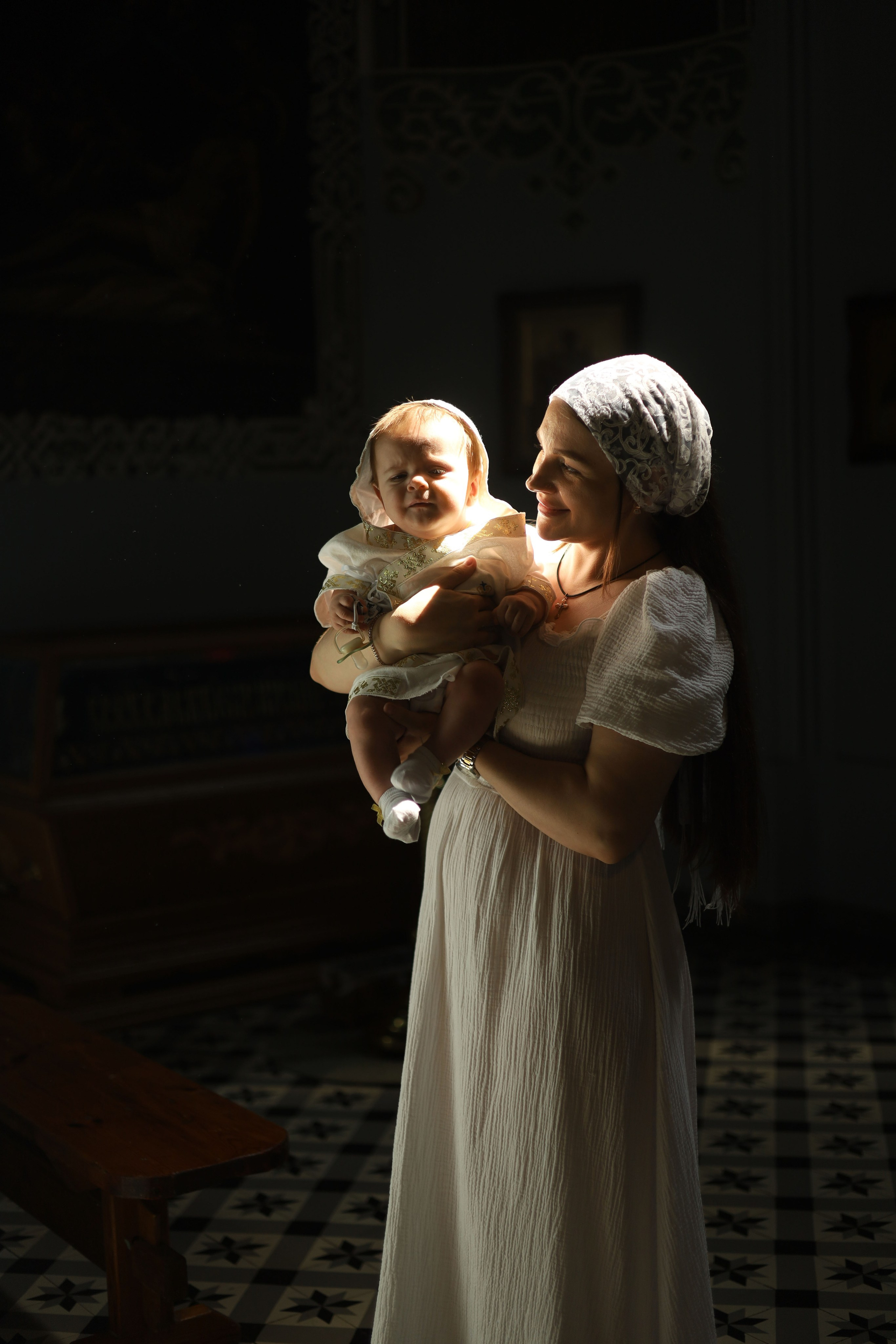 Таинство крещения. Фотограф новорожденных Саратов