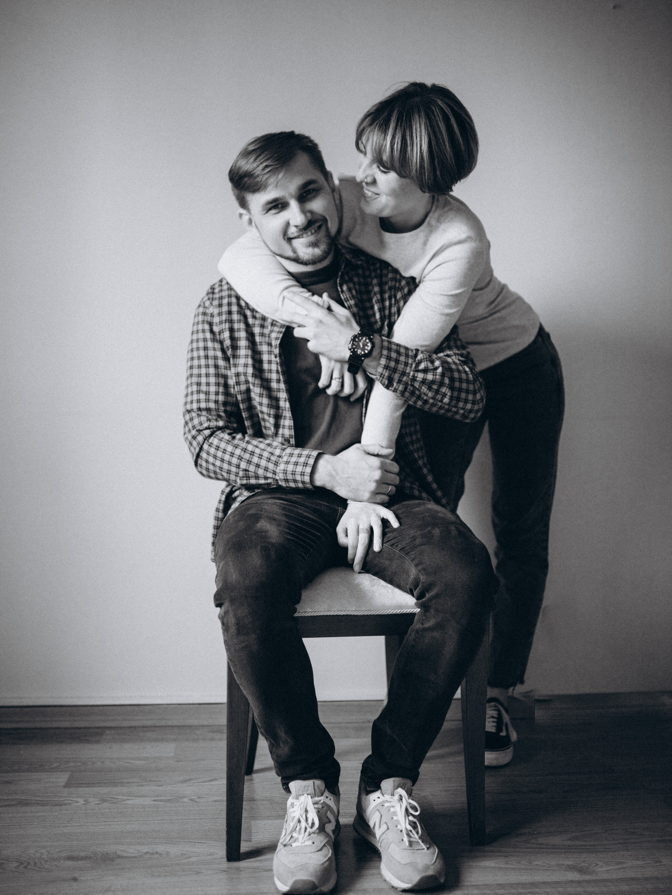 Евгения, Вадим и Леонид дома. Главная