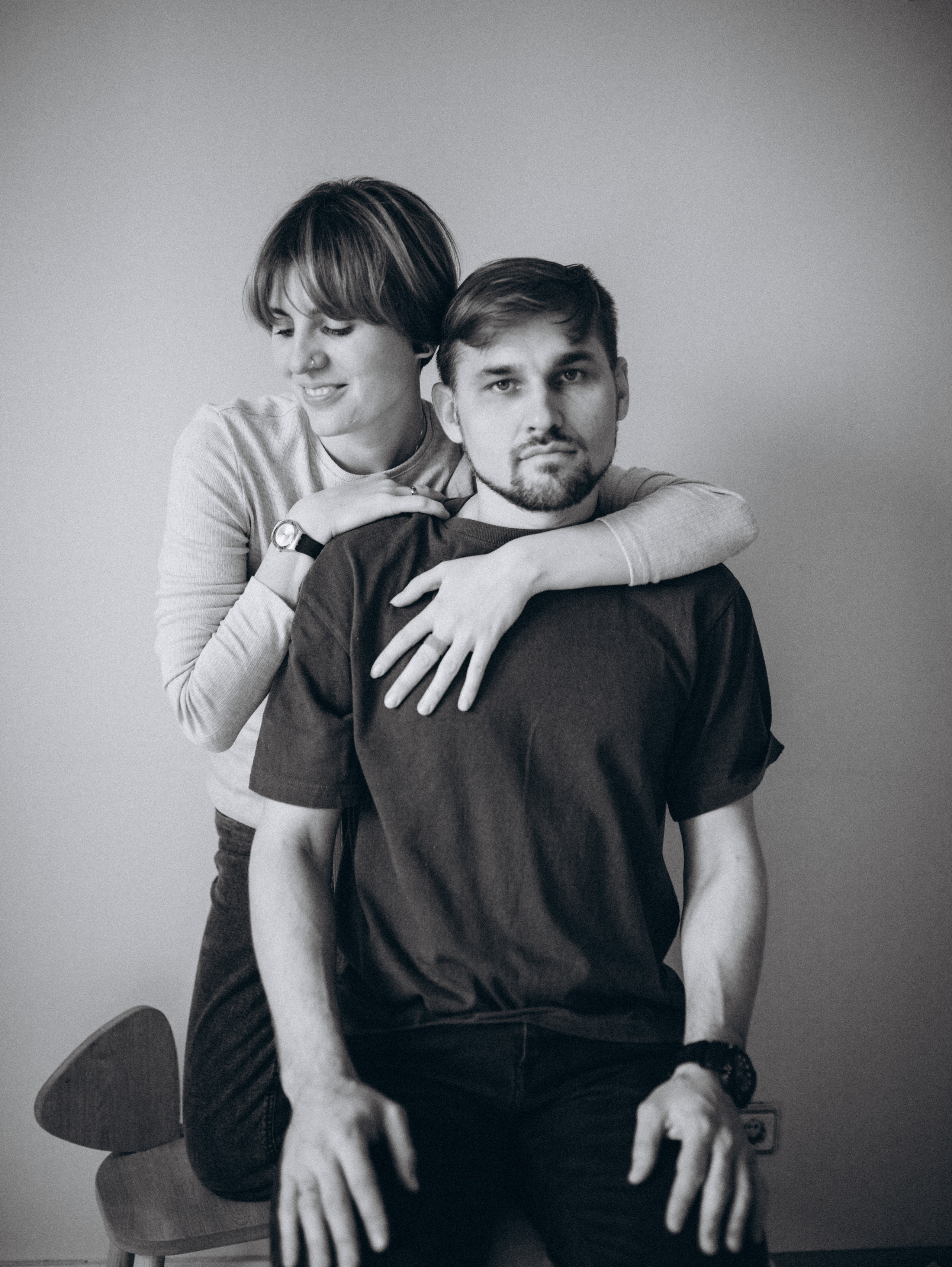 Евгения, Вадим и Леонид дома. Главная