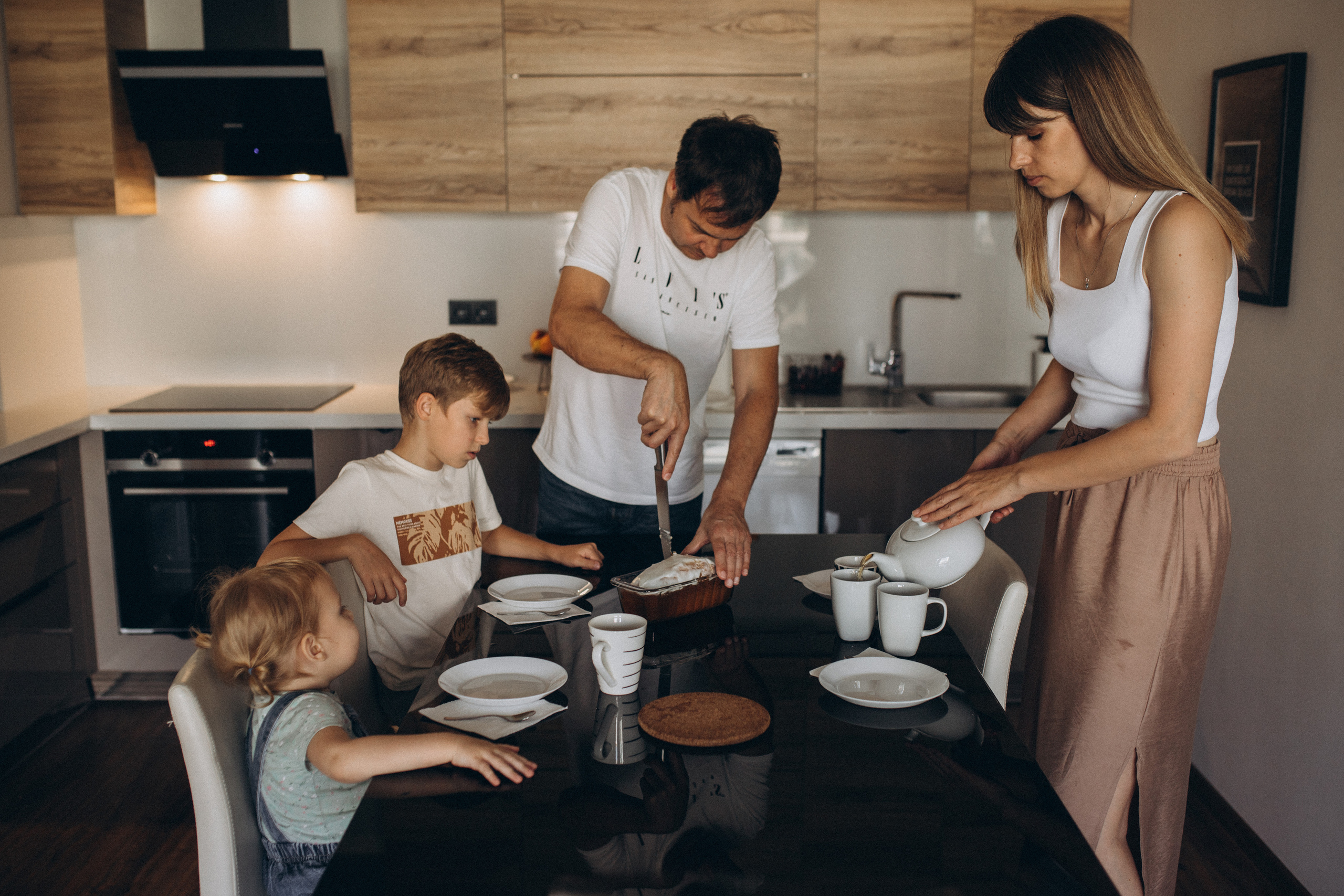 Дома у семьи Новиковых. Главная