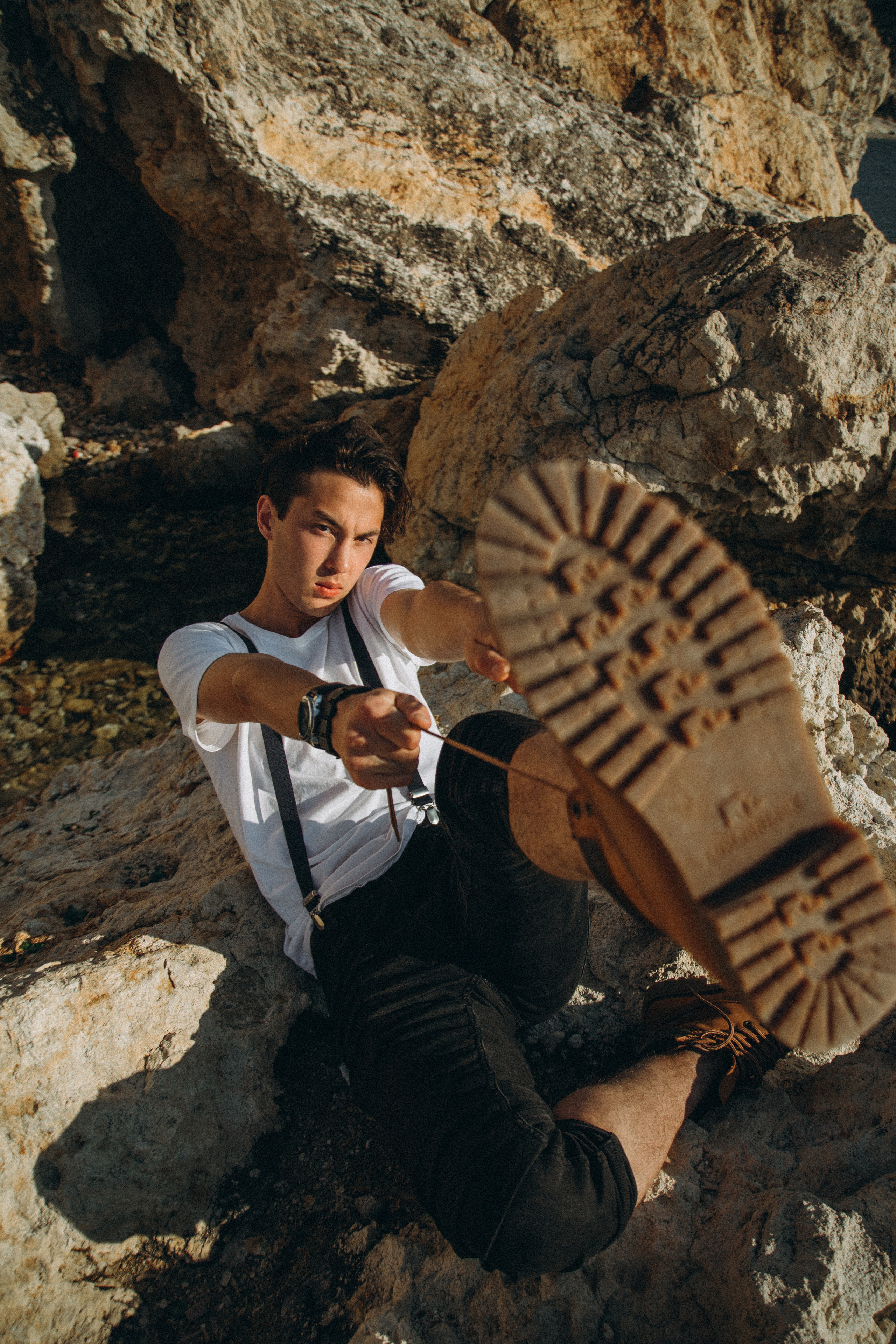 Фотосессия у камней эгейского моря для Ирандека. Главная