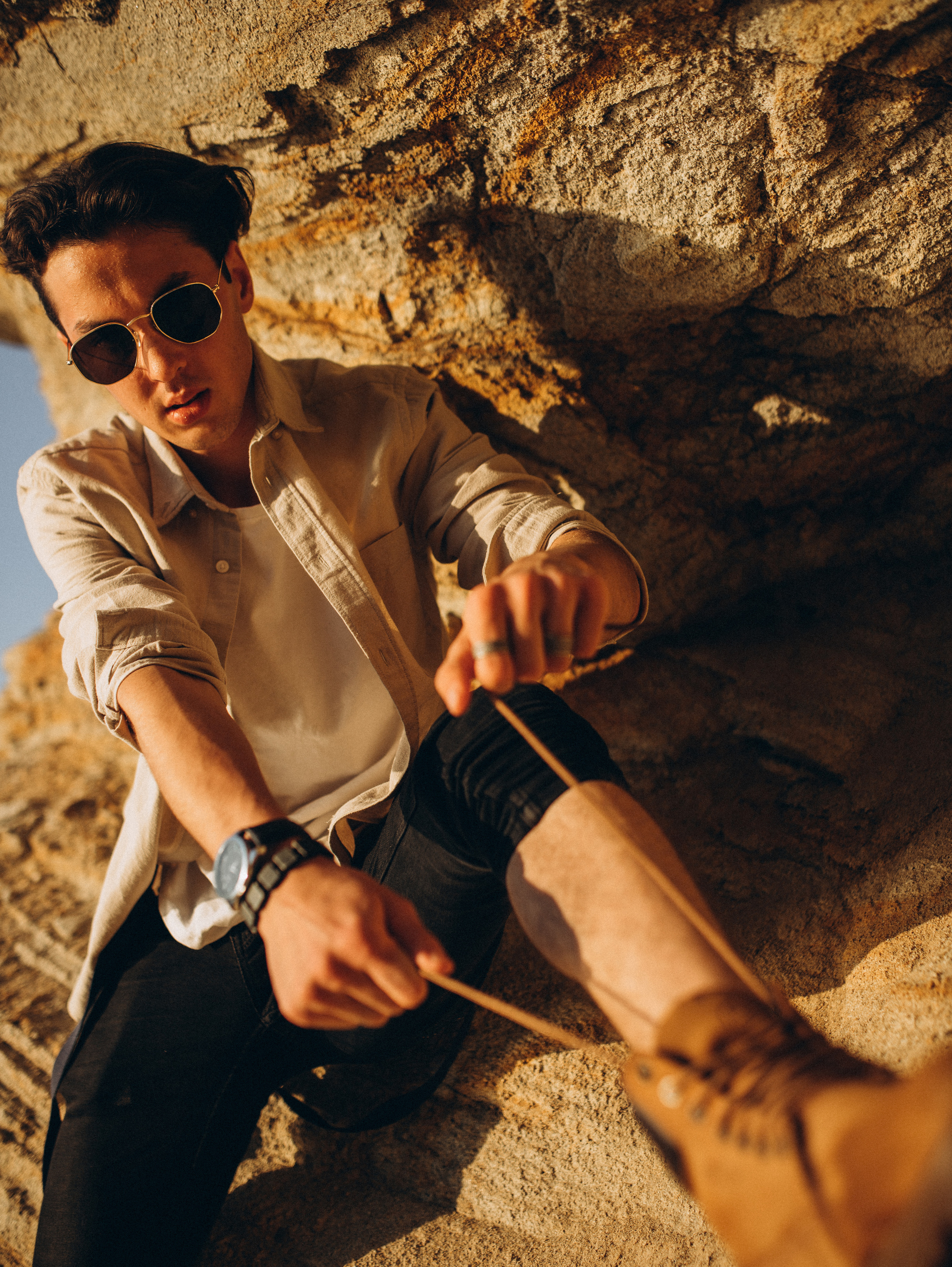 Фотосессия у камней эгейского моря для Ирандека. Главная