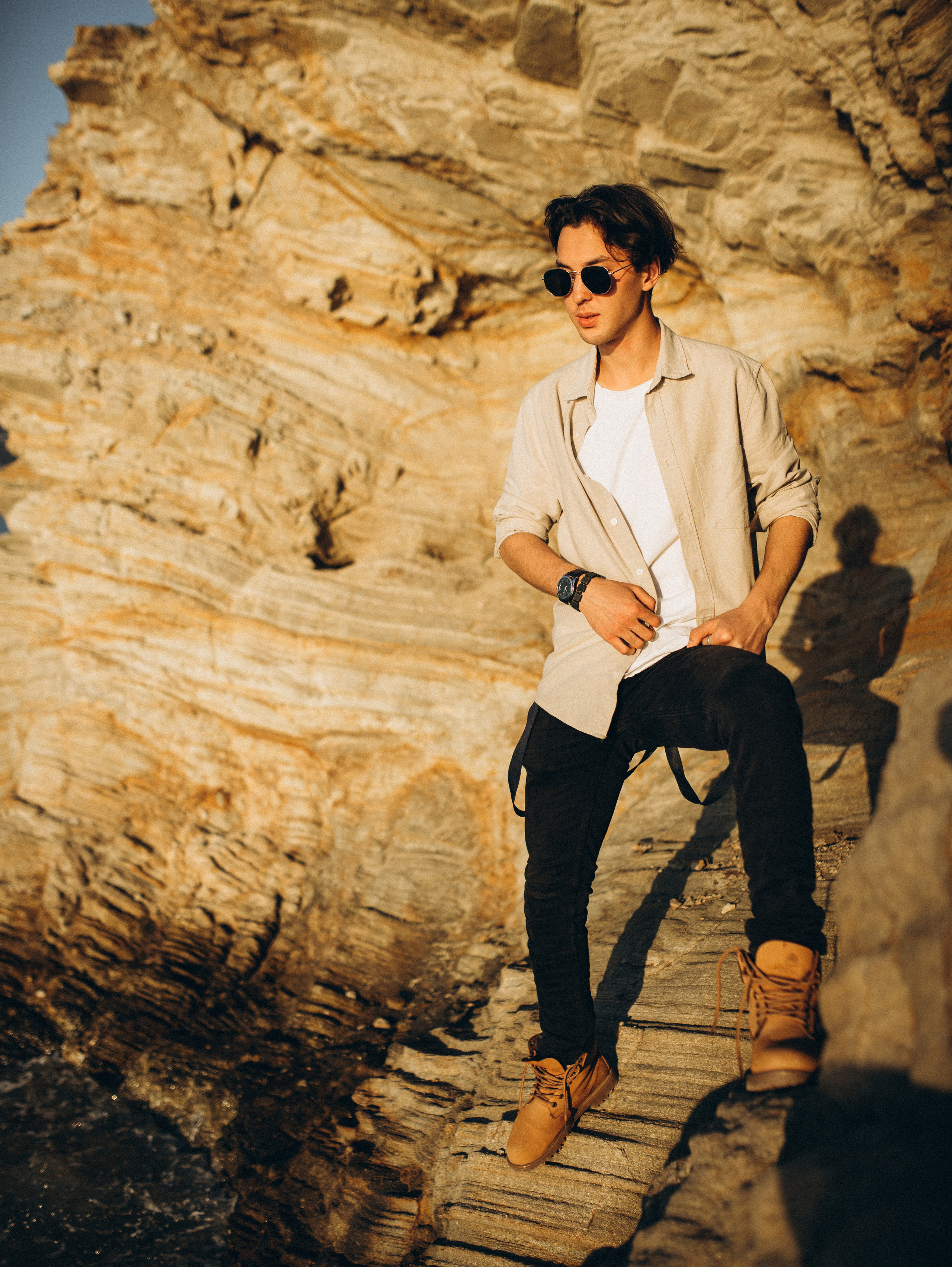 Фотосессия у камней эгейского моря для Ирандека. Главная