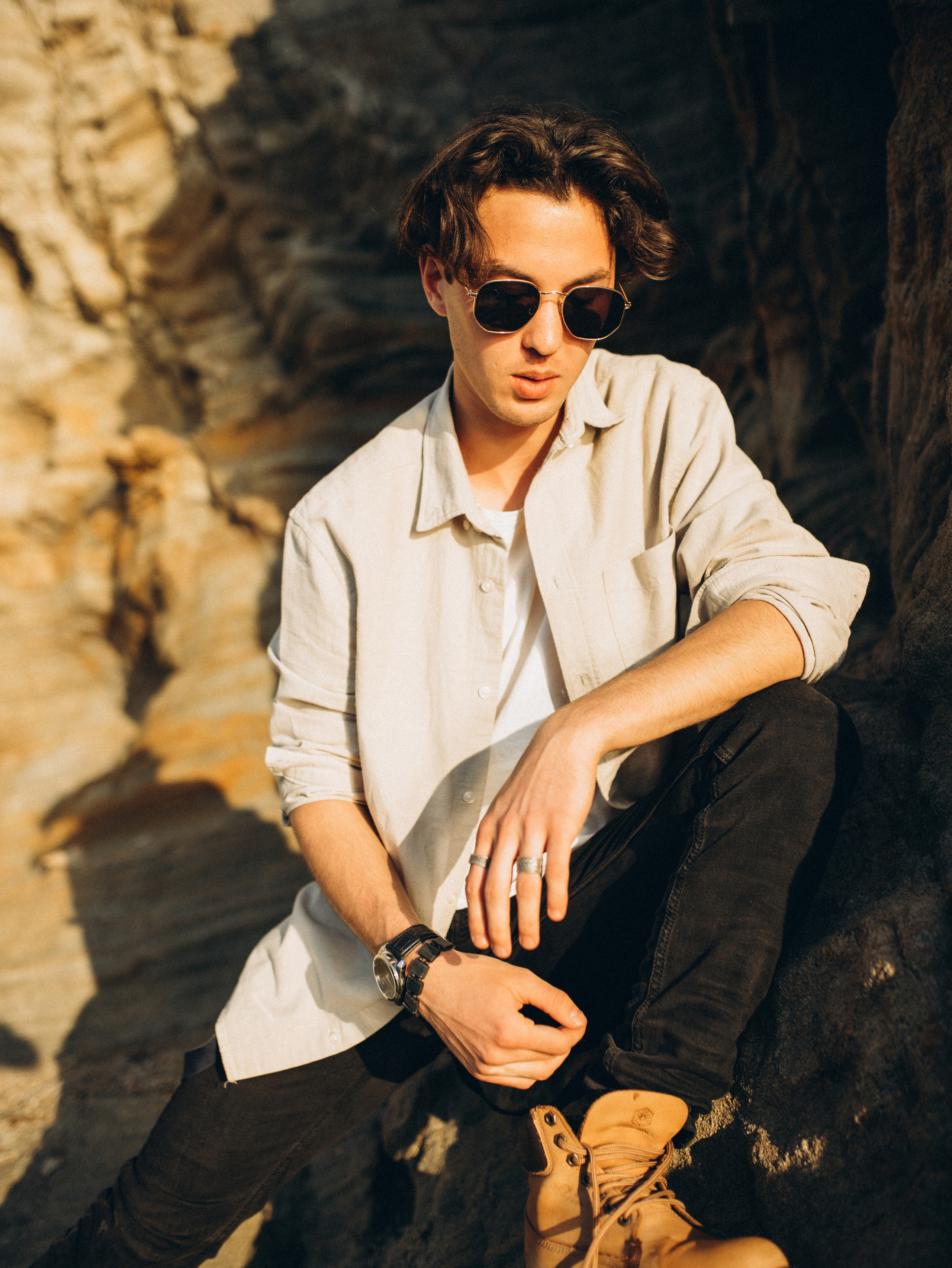 Фотосессия у камней эгейского моря для Ирандека. Главная