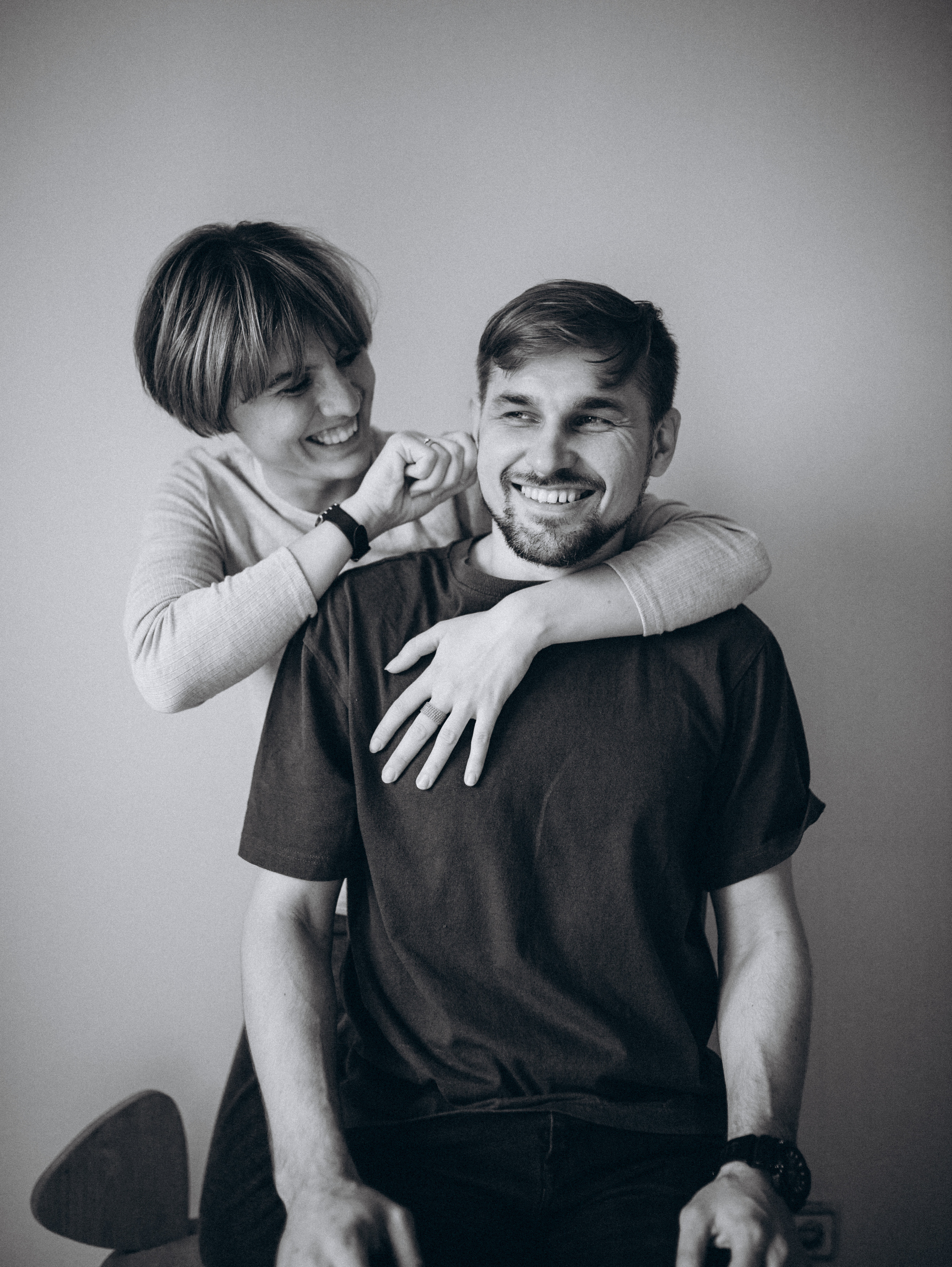 Евгения, Вадим и Леонид дома. Главная