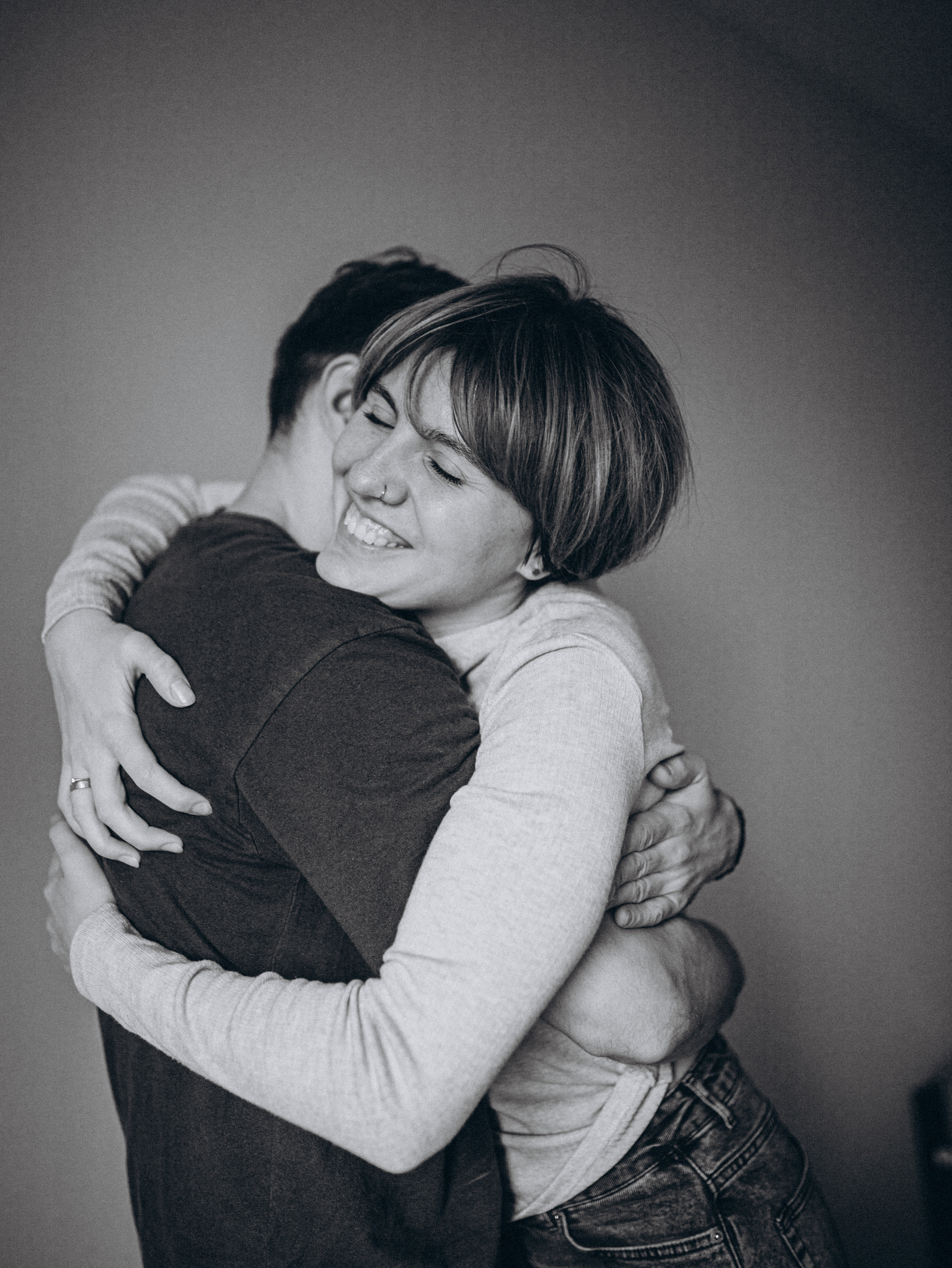 Евгения, Вадим и Леонид дома. Главная