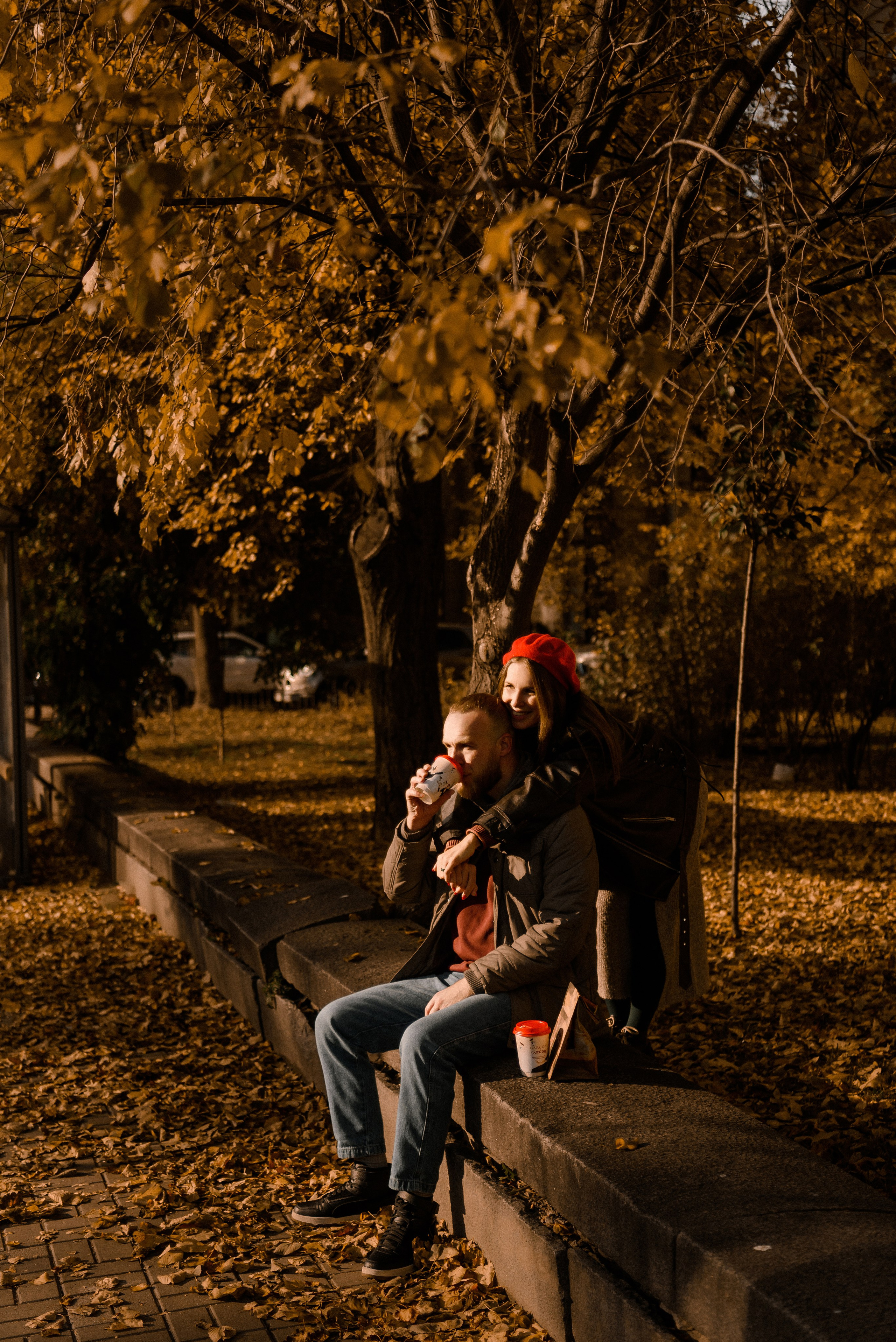 Люба и Коля. Осень на Петроградке. Свадебный фотограф в Санкт-Петербурге София Шубик