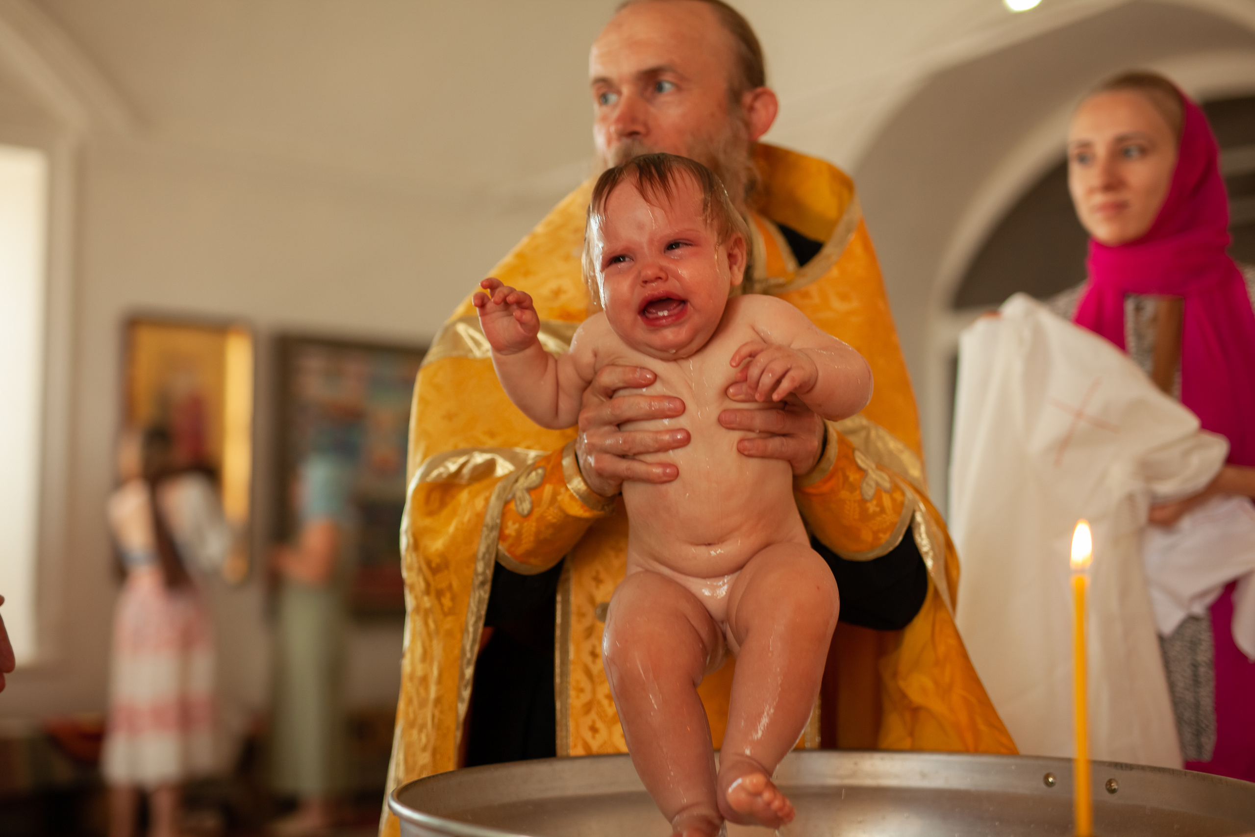 Крещение. Съемка новорожденных, детский и семейный фотограф Наталья Сметанина