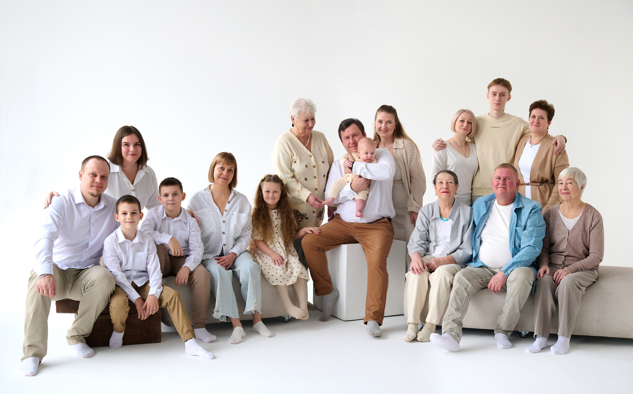 Большая семейная съёмка. Фотограф в Туле|Москве. Контент-съёмка, женские портреты, репортажные и съёмки для брендов