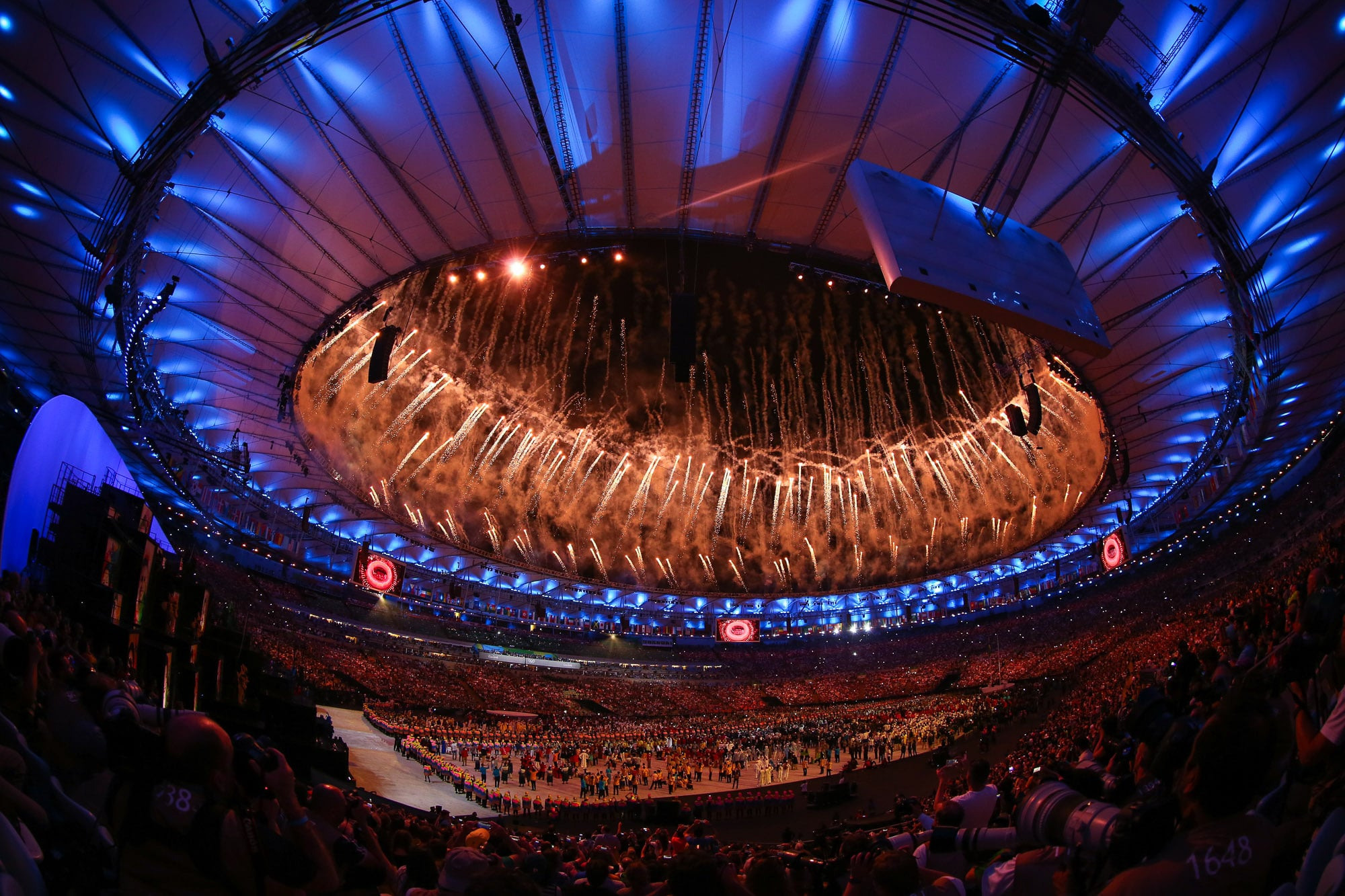 Открытие олимпийских игр в Рио-де-Жанейро