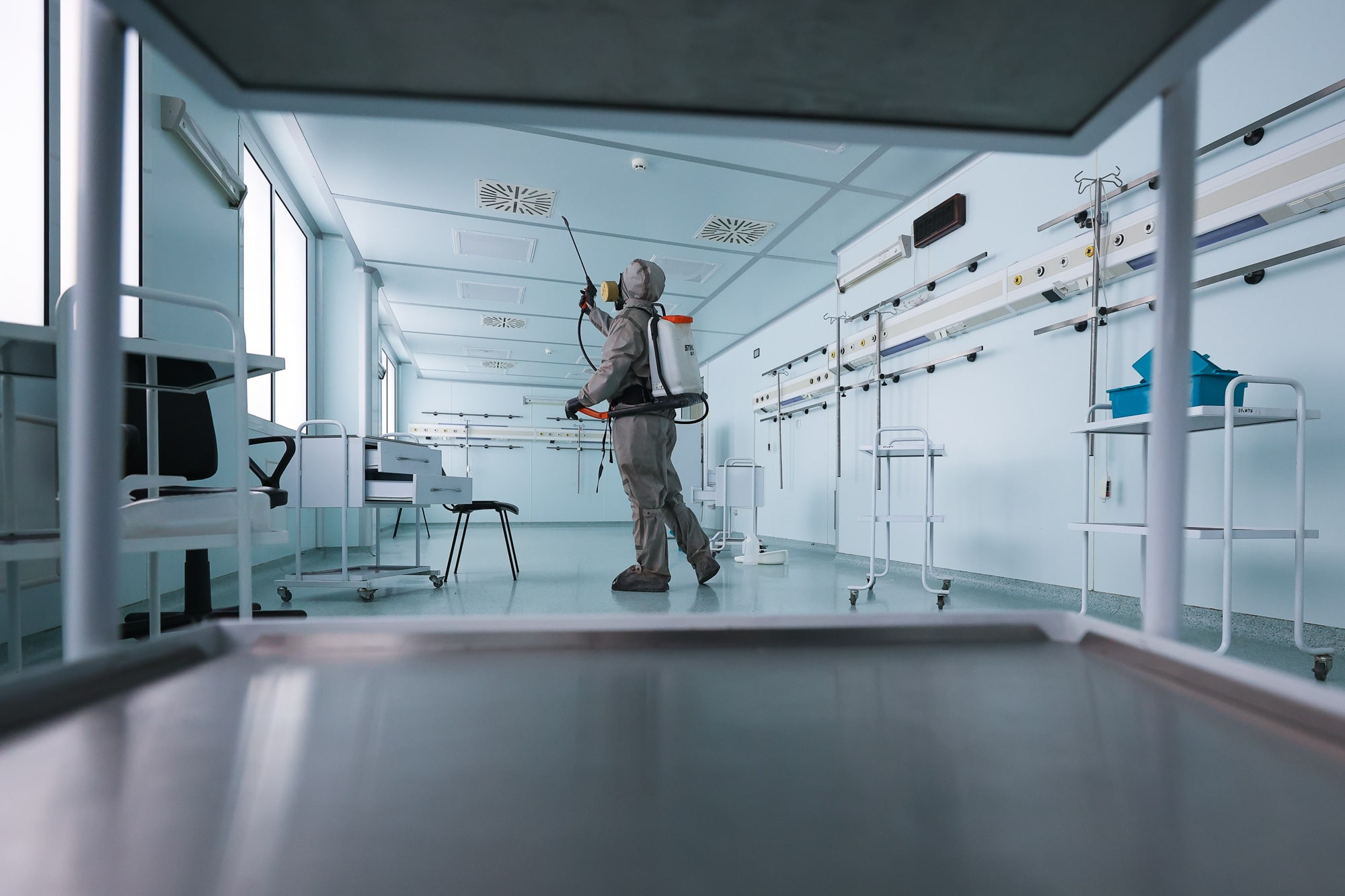 Дезинфекция больницы после COVID
