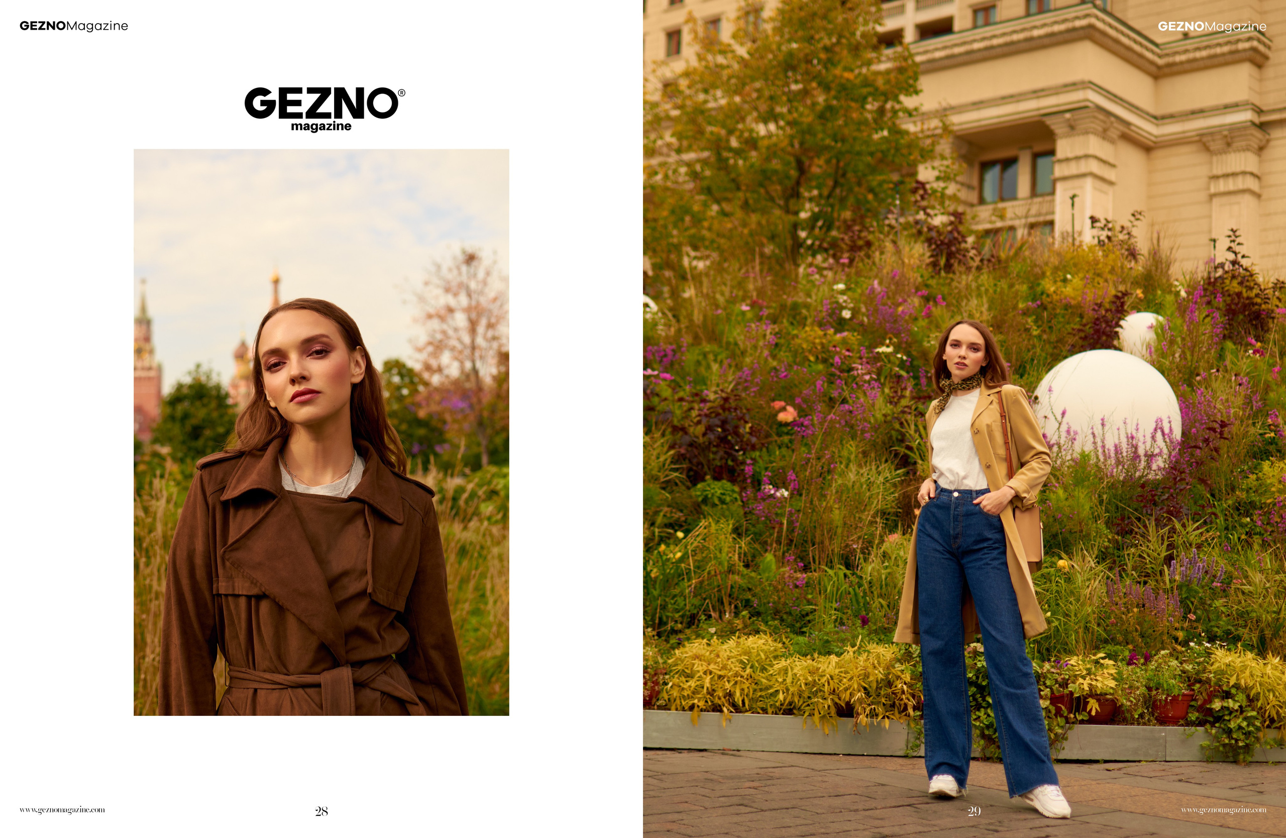 Съемка в журнале Genzo. Коммерческий фешн и бьюти фотограф в Москве Березина Анна