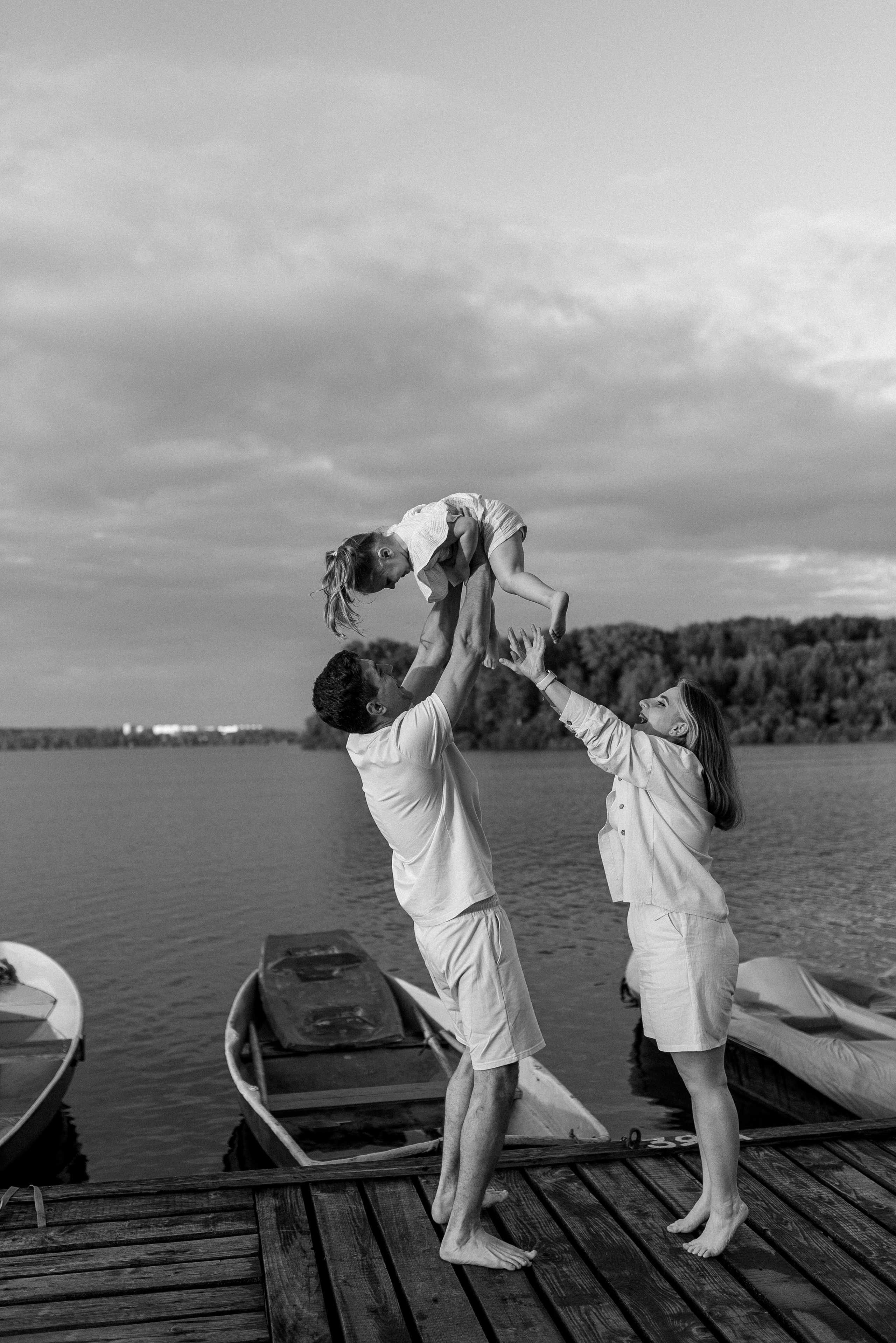 Летняя прогулка на закате. Семейный фотограф в Москве Екатерина Север