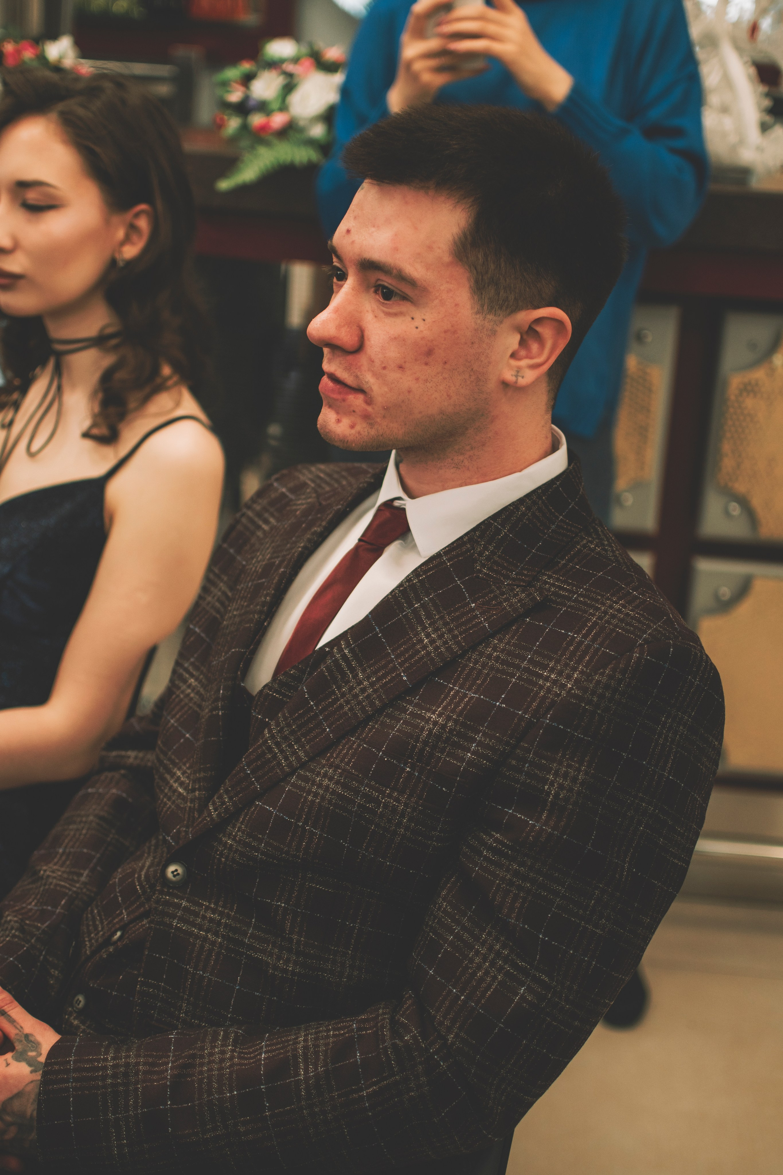 Альберт и Анастасия (Студийная фотосессия, роспись в ДК Нефтяник + фотосессия с гостями). Семейный и свадебный фотограф Губкинский и Ставрополь