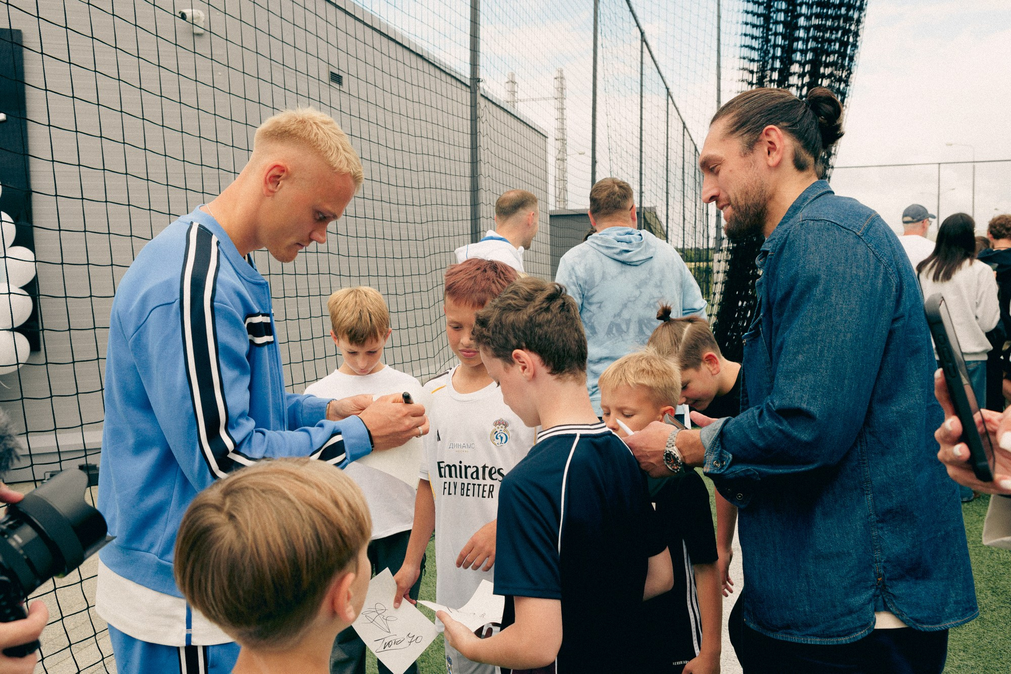 Открытие детской школы «Динамо»