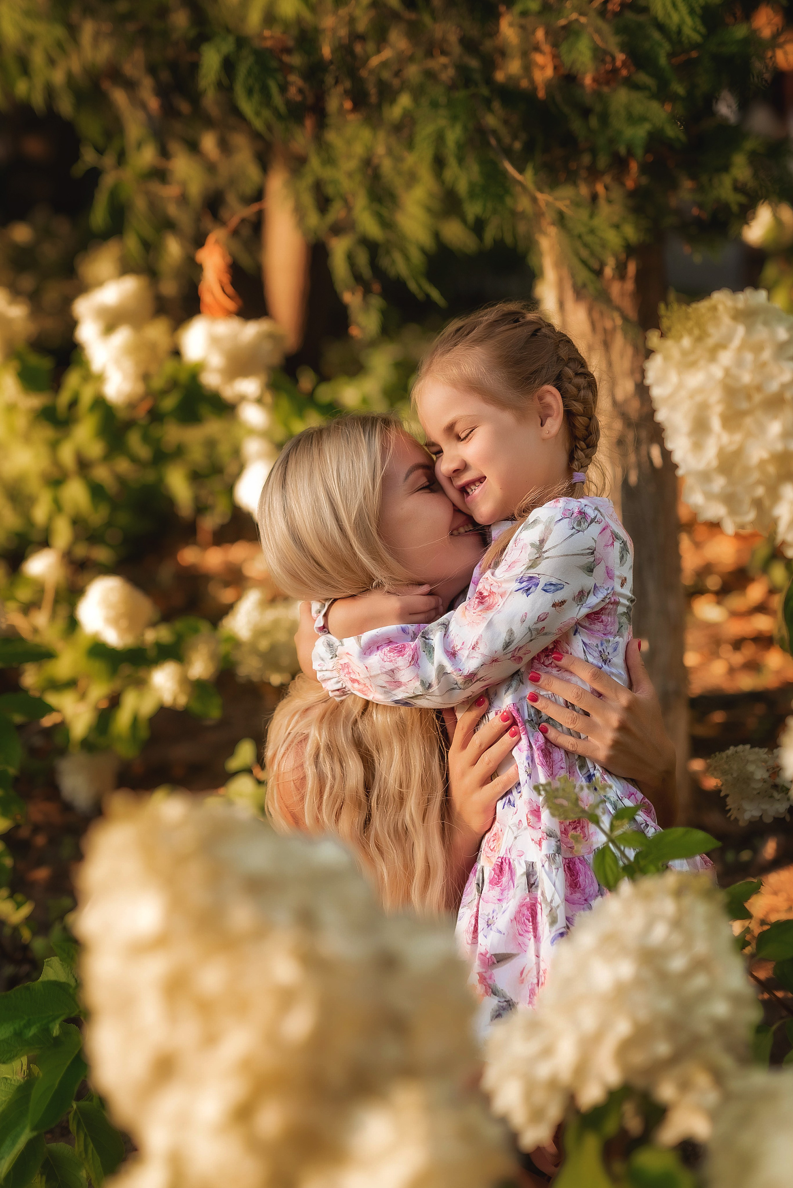 Фотосессия в гортензиях. Семейный, детский фотограф в Воронеже Анна Никитина