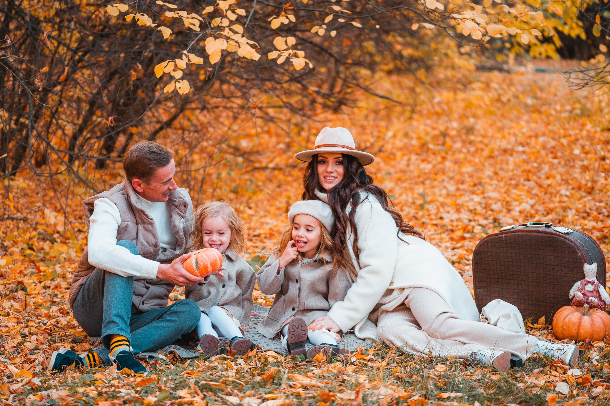 семейная фотосессия на природе