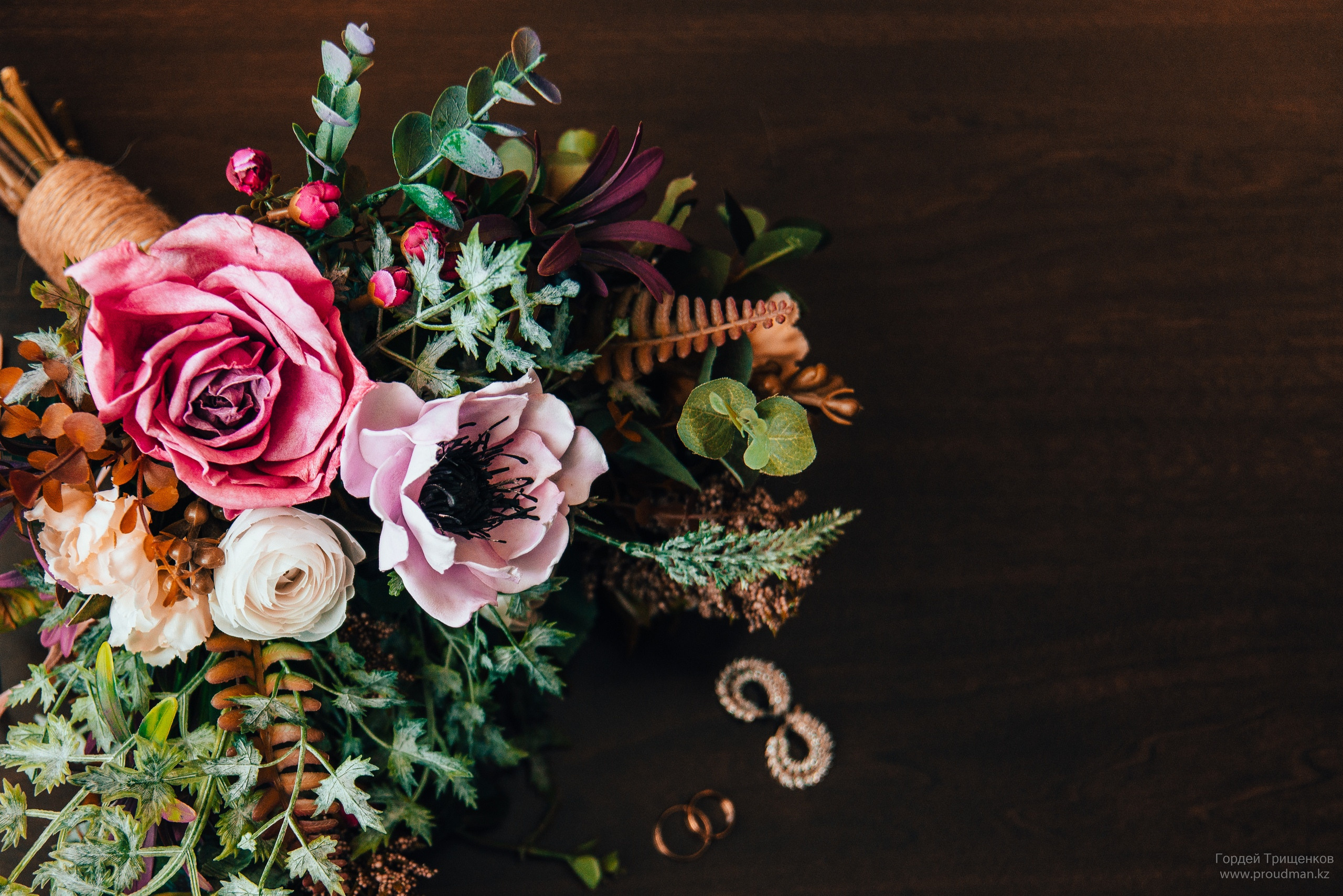 Букет невесты и кольца