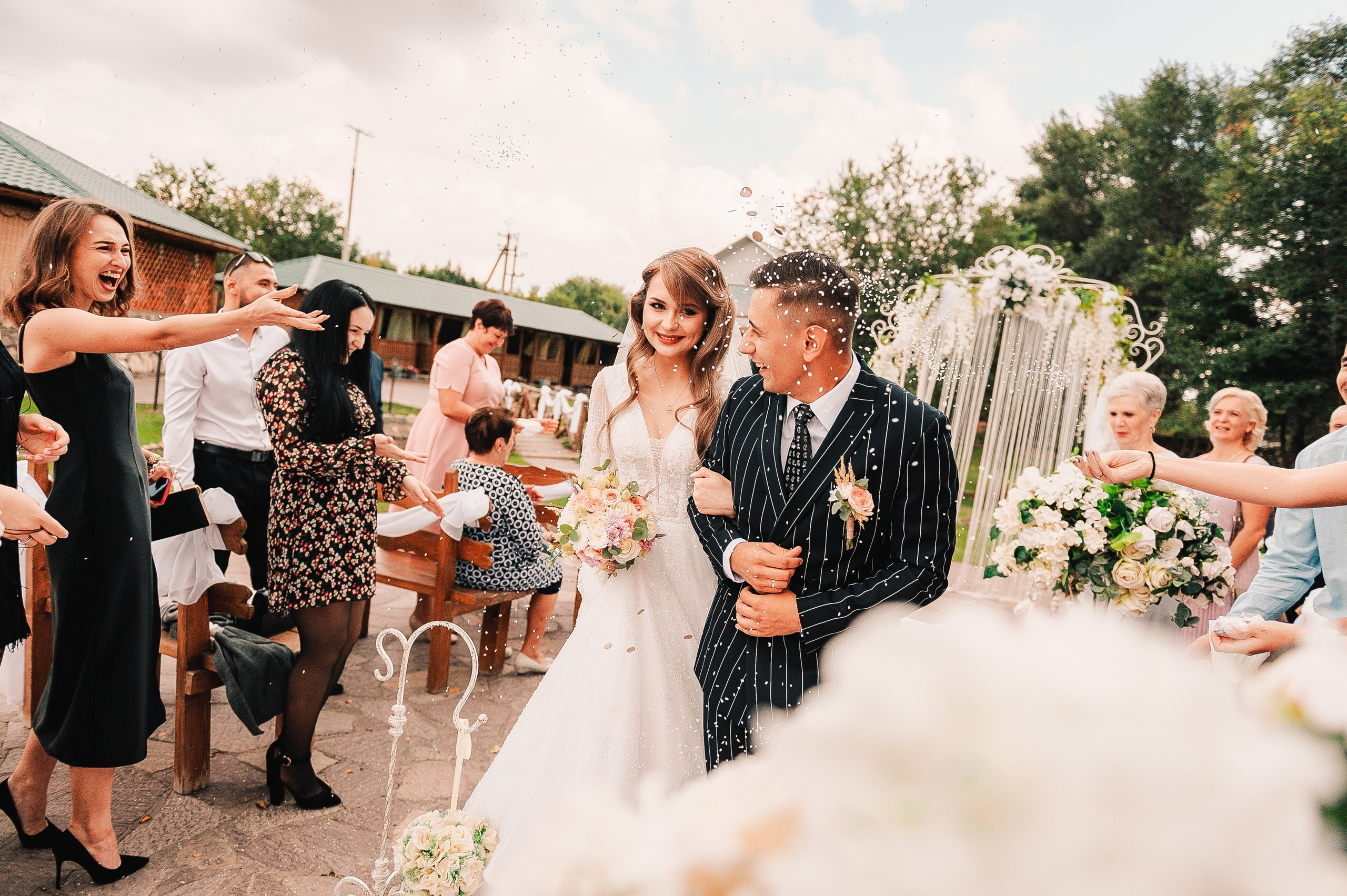 Только что расписались