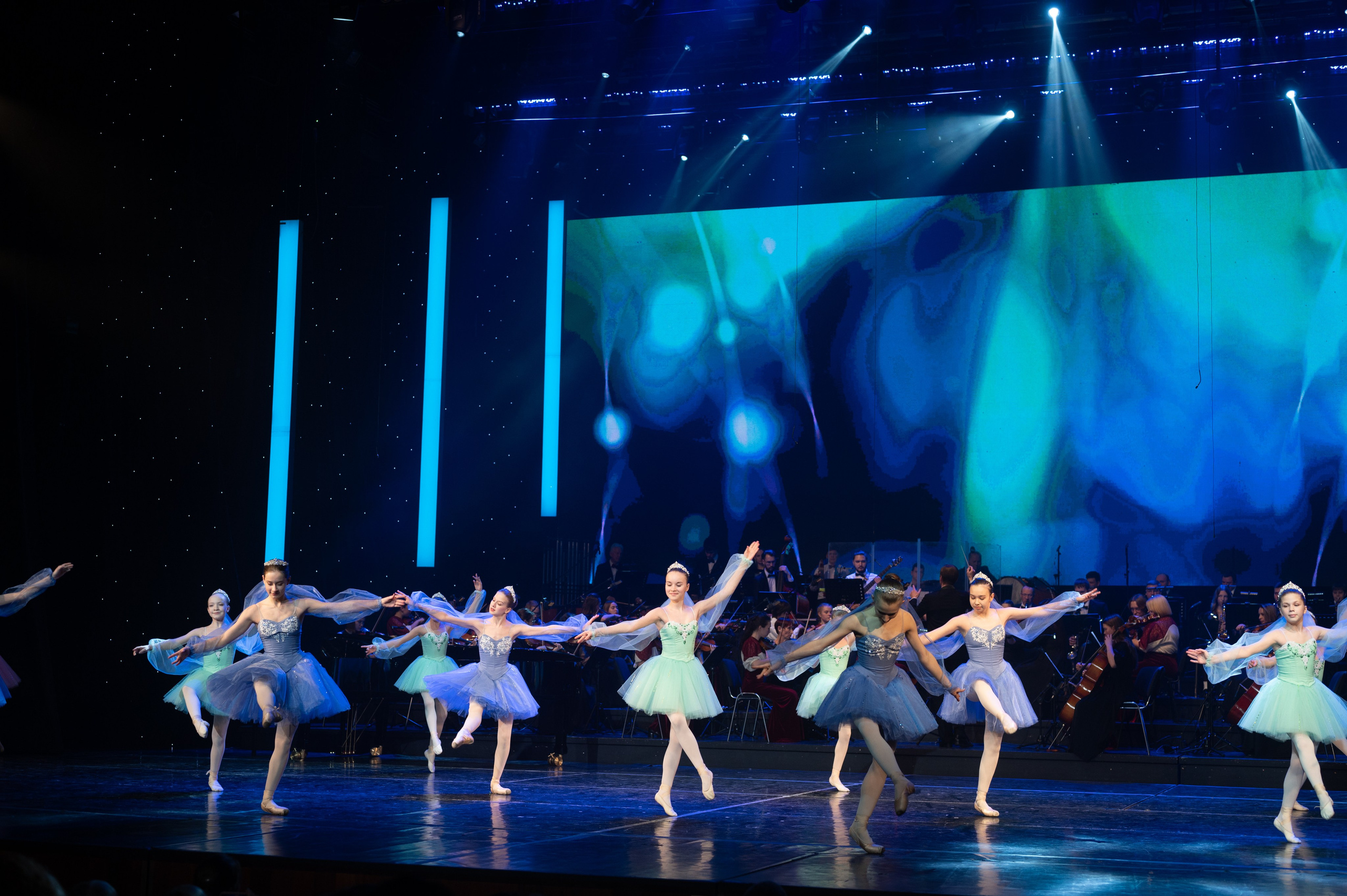 Отчетный концерт ДШИ «Гармония» «Зимняя гармония». Фотограф новорожденных, семейный детский в Тюмени Татьяна Морозова