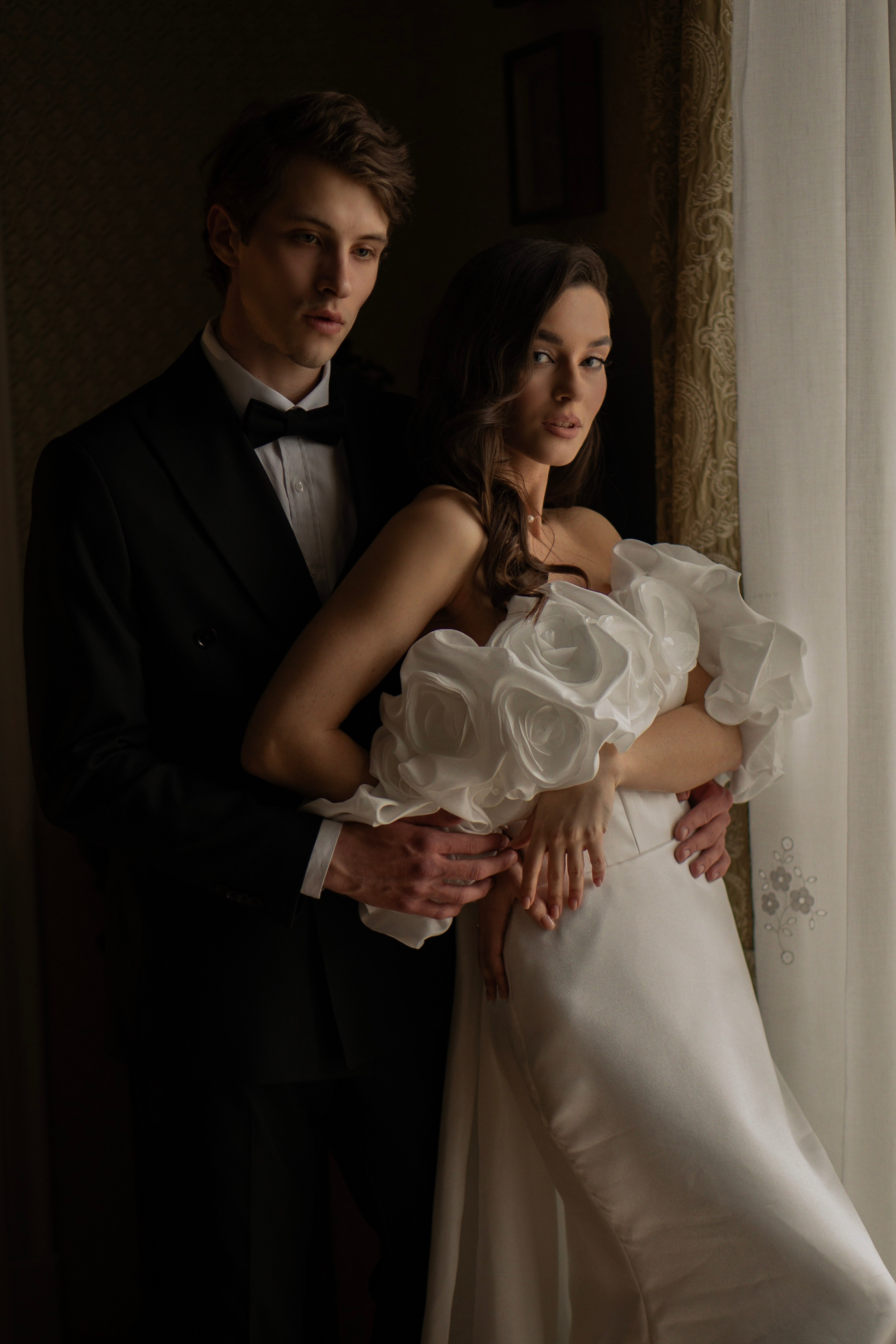 Свадебная в ретро-квартире. Фотограф Арина Шмакова