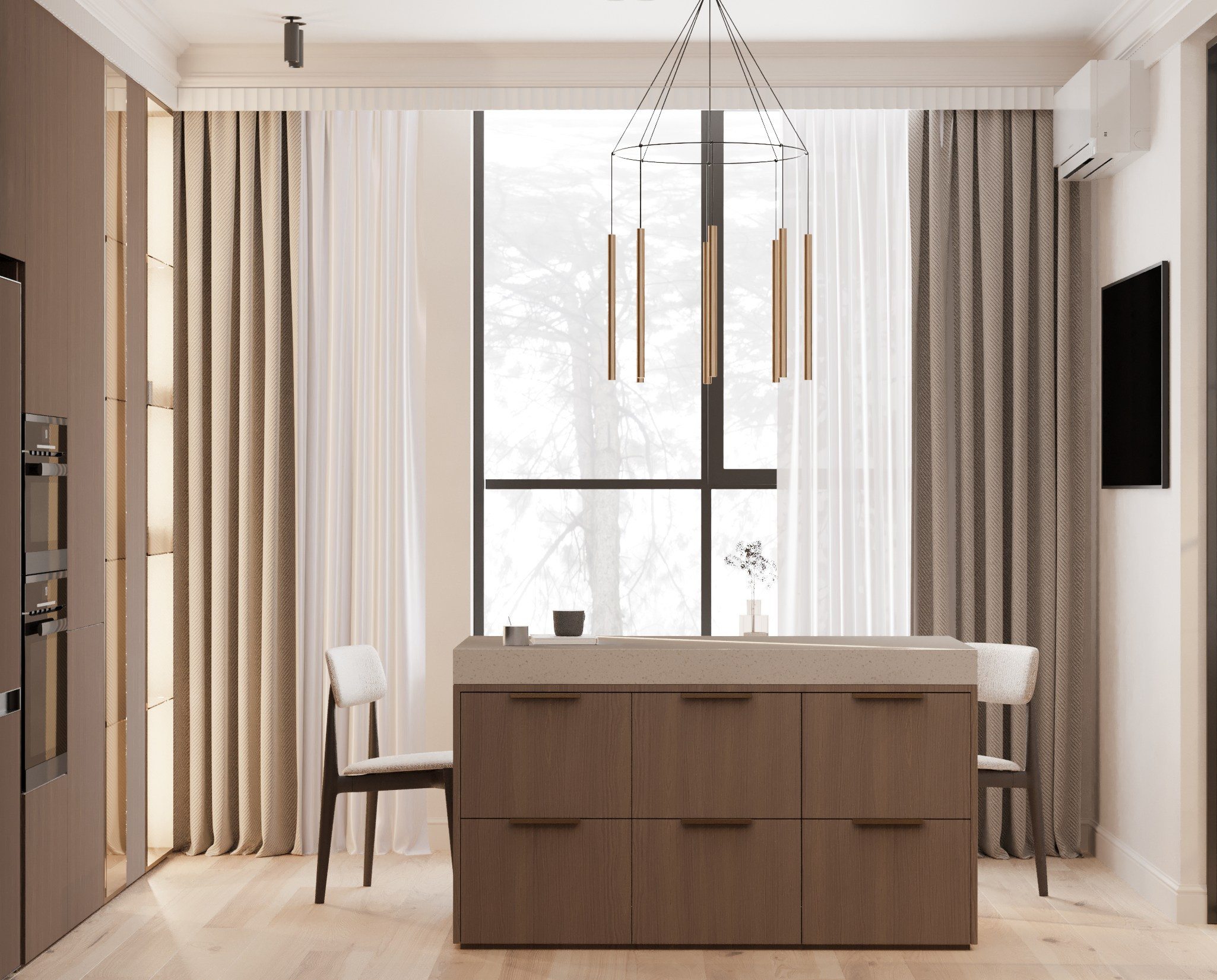 Квартира Алмата. Дизайнер интерьера в Москве Екатерина Шаймердинова