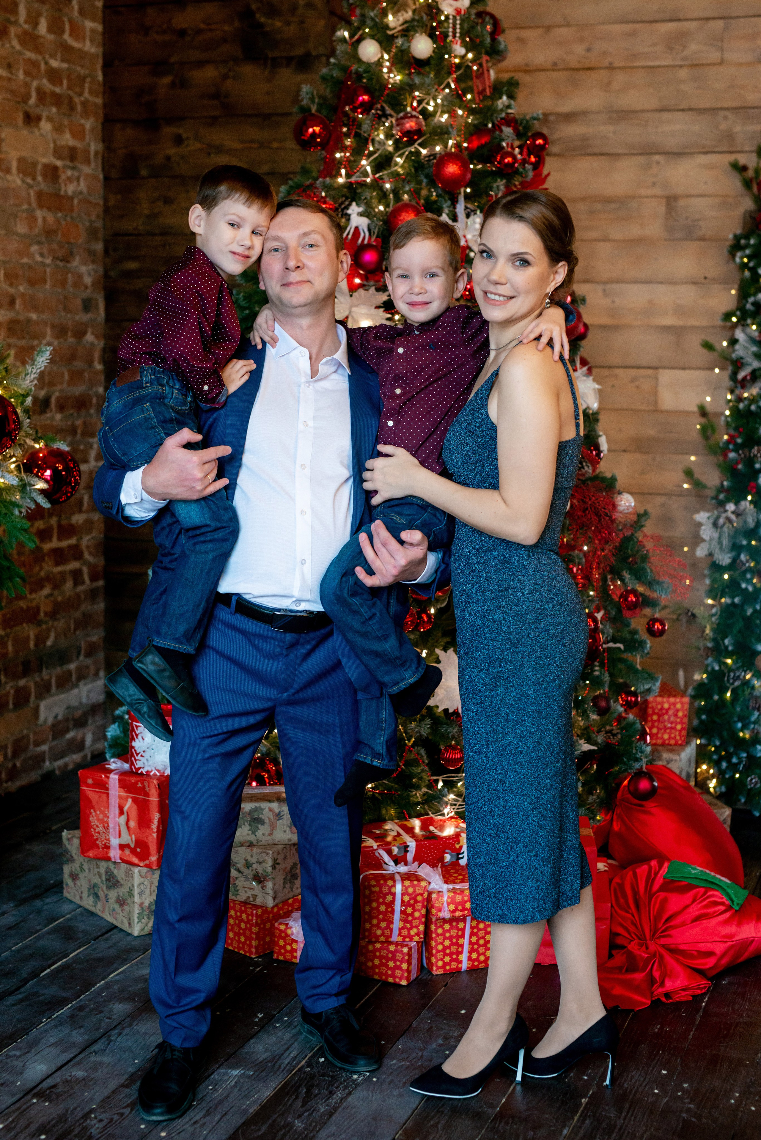 Новогодняя классика. Портретный, семейный и свадебный фотограф в Санкт-Петербурге и в Пушкине Ширяев Денис