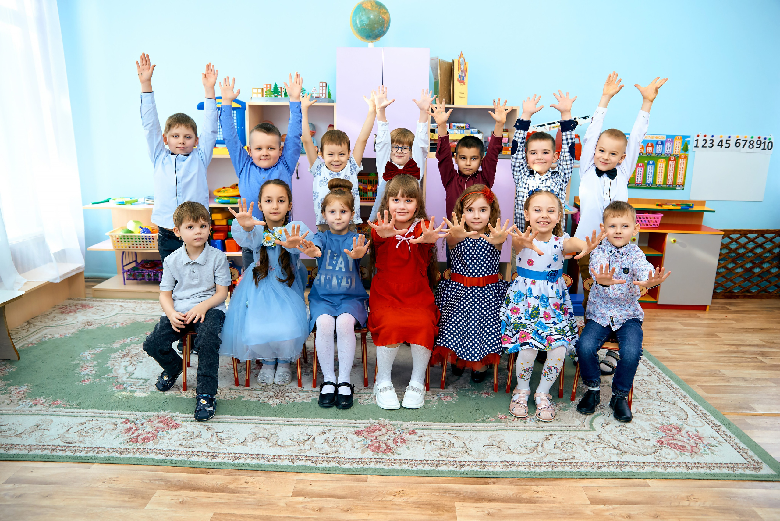 Группа Капельки Детский сад Глазуновка выпуск 2024. Фотограф в Орле Павел Черкасов