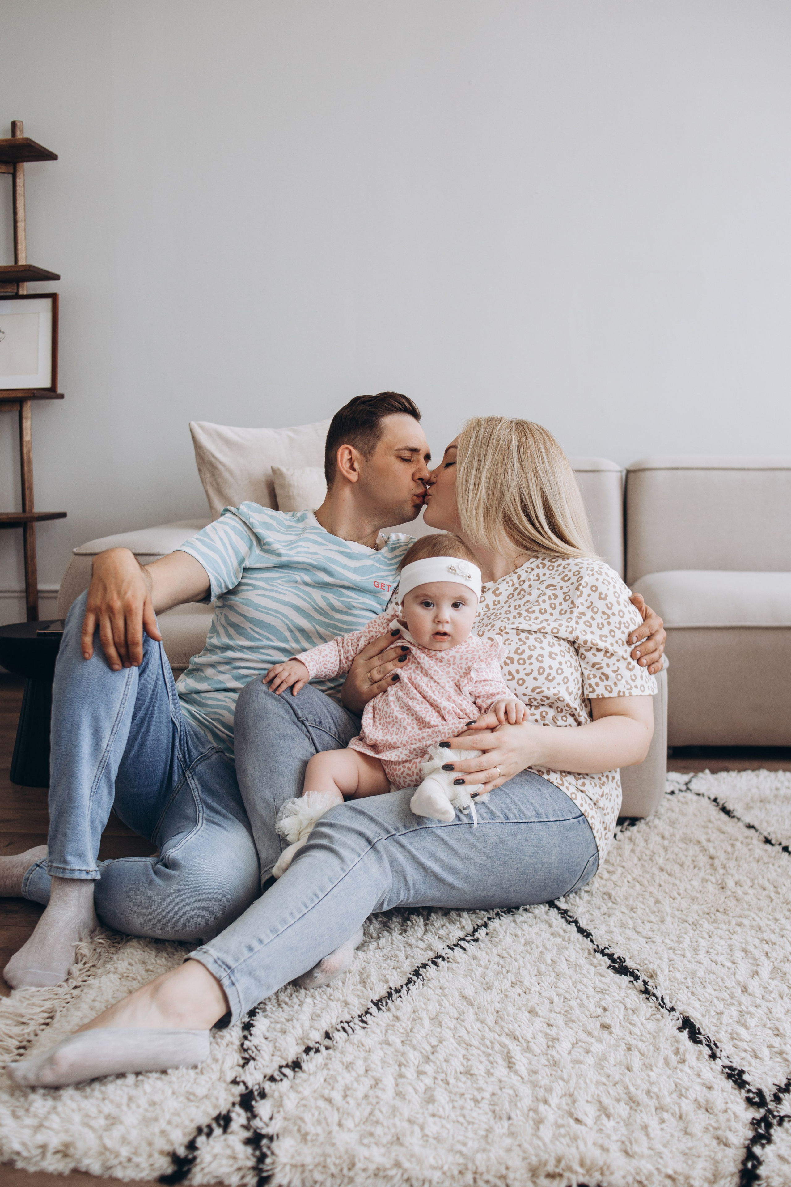 Оля с семьей. Фотограф Брянск