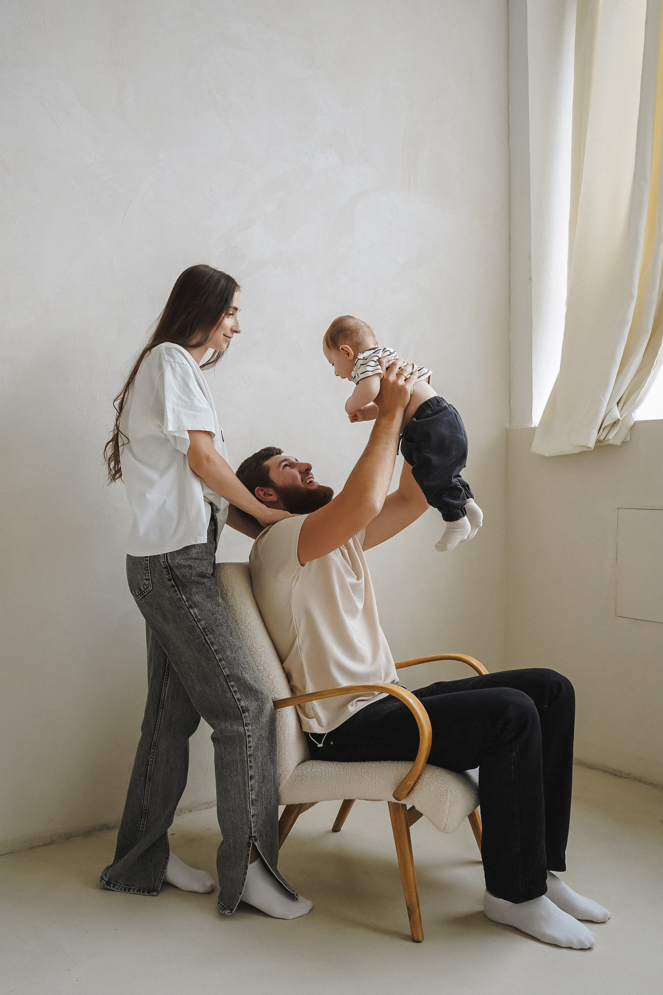 Ира, Вадим и Лёва. Свадебный фотограф в Москве Яна Деньгина