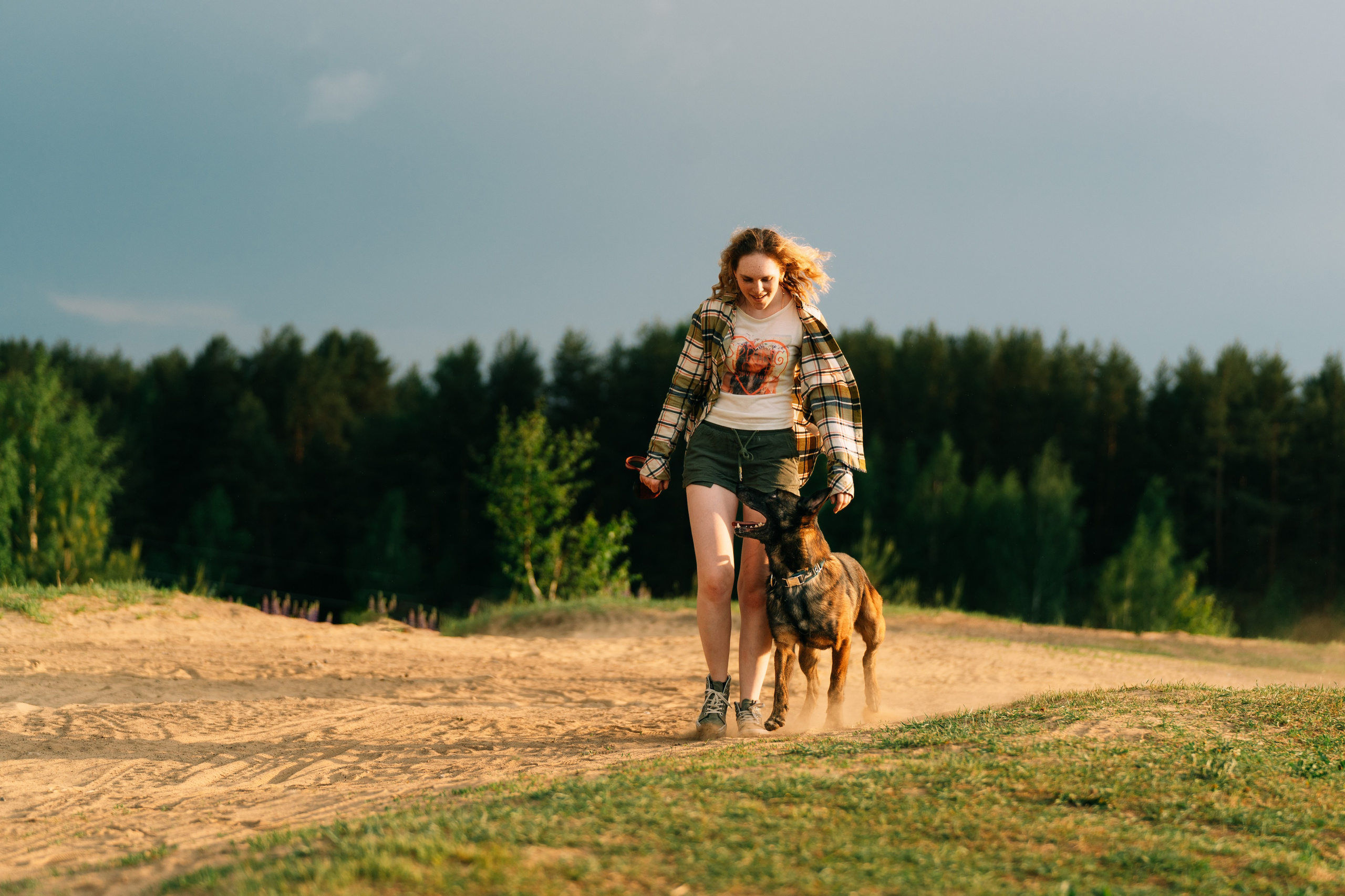 Фотоссесия с двумя собакми Спб. Фотограф анималист в Спб недорого Олеся Майорова