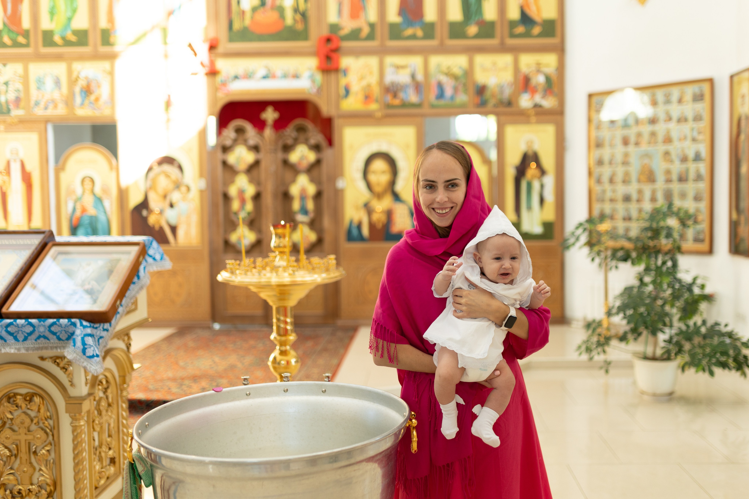 Крещение Артёма (все фото с таинсвта крещения). Фотограф новорожденных. Детский и семейный фотограф Марьяна Юдина