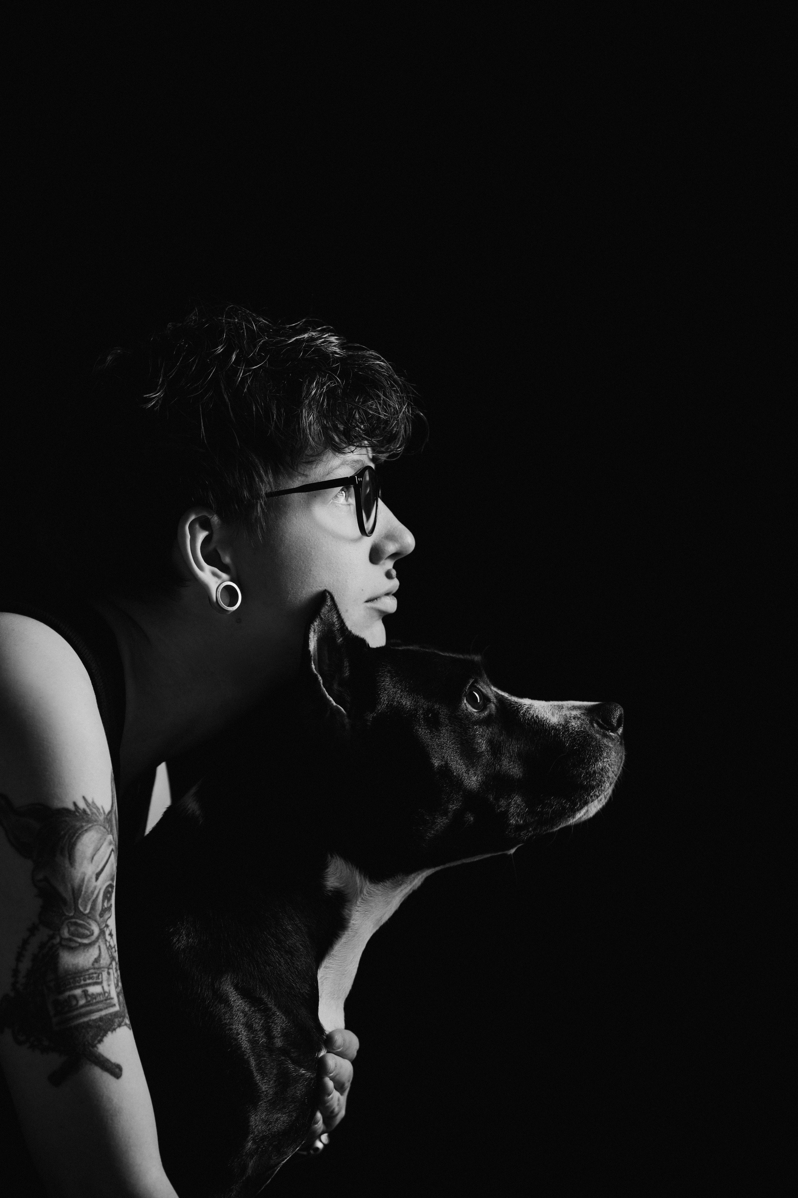 Настя, Рэги и Зена. Семейный фотограф анималист Ананьева Мария — Москва