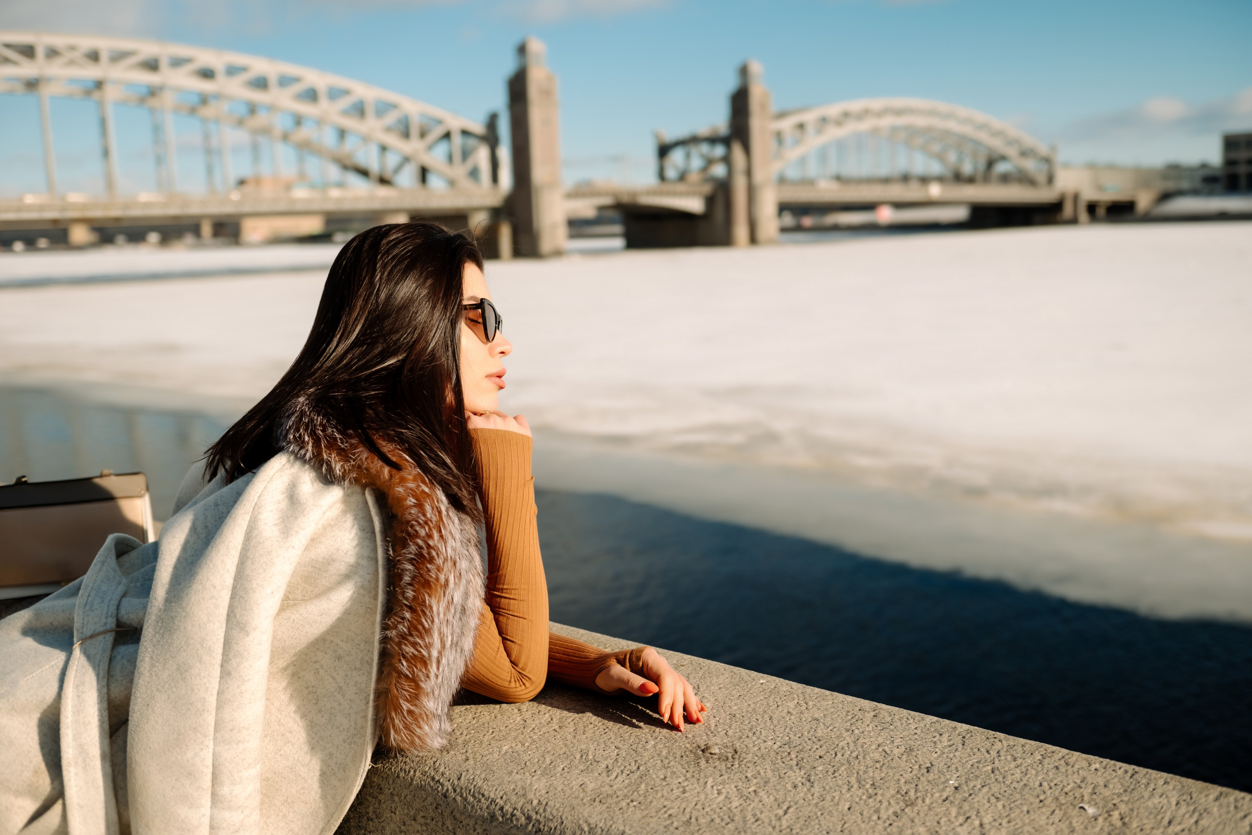 Большеохтинский мост. Свадебный и сеейный фотограф в Санкт-Петербурге Елена Худякова