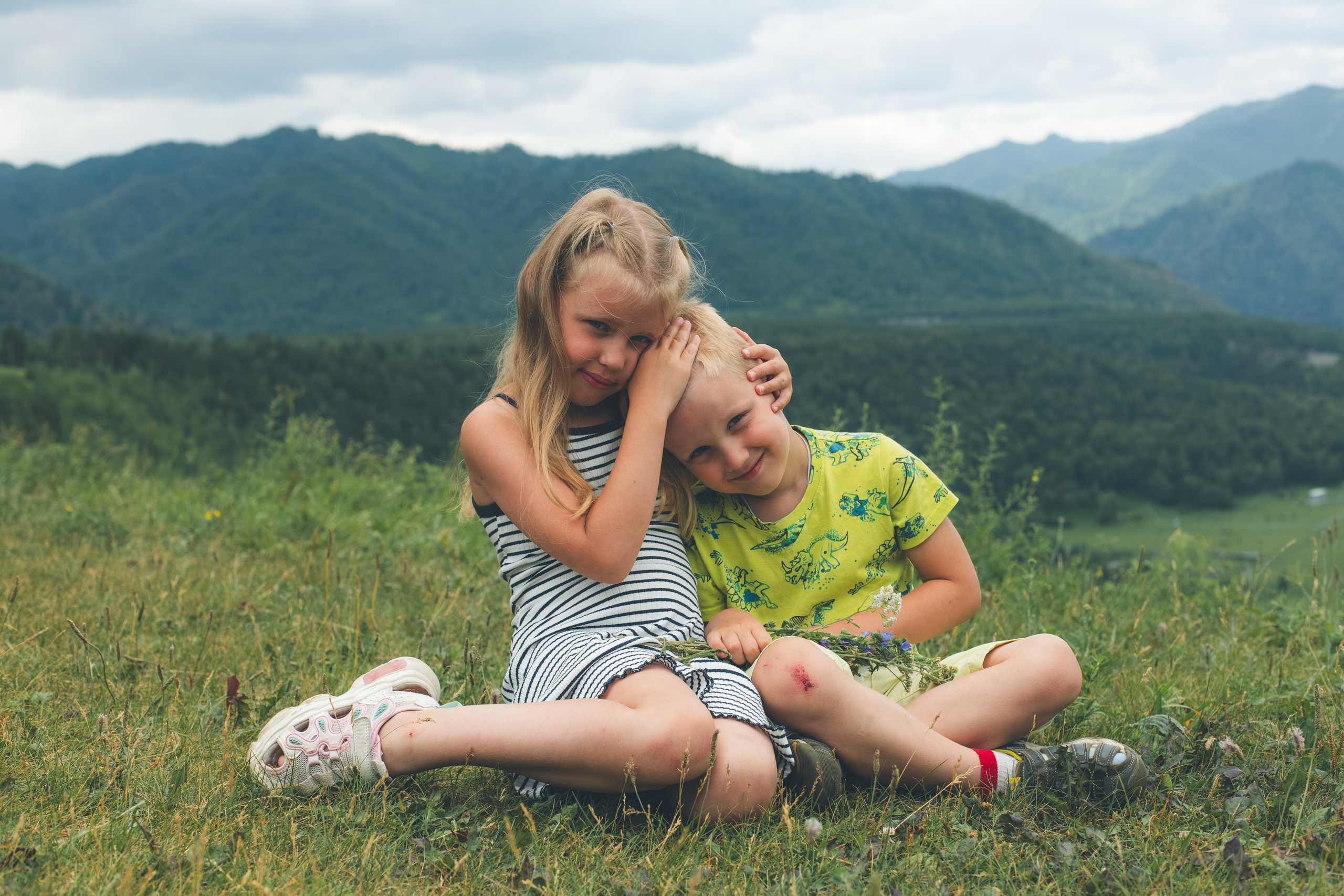 Дарья & семья. Фотограф Нина Брандт в Горном Алтае