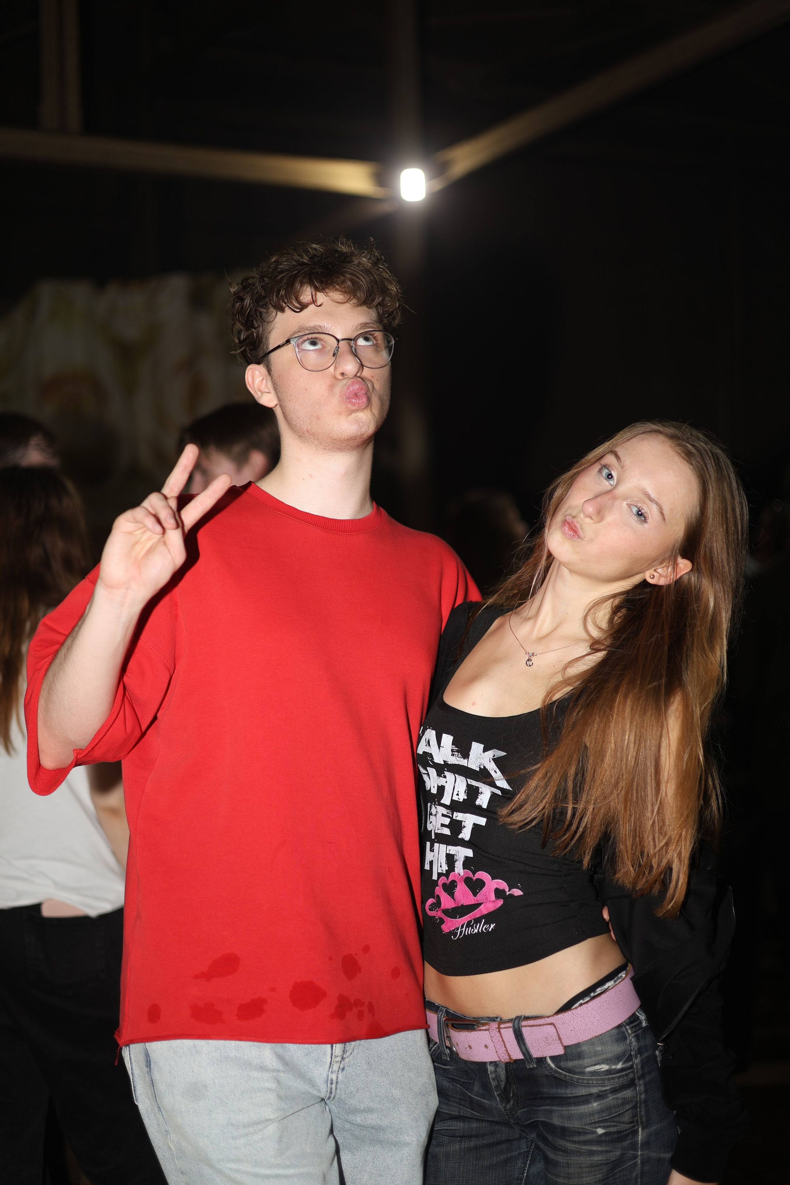 Student american-style party. Mintonov's Film Studio