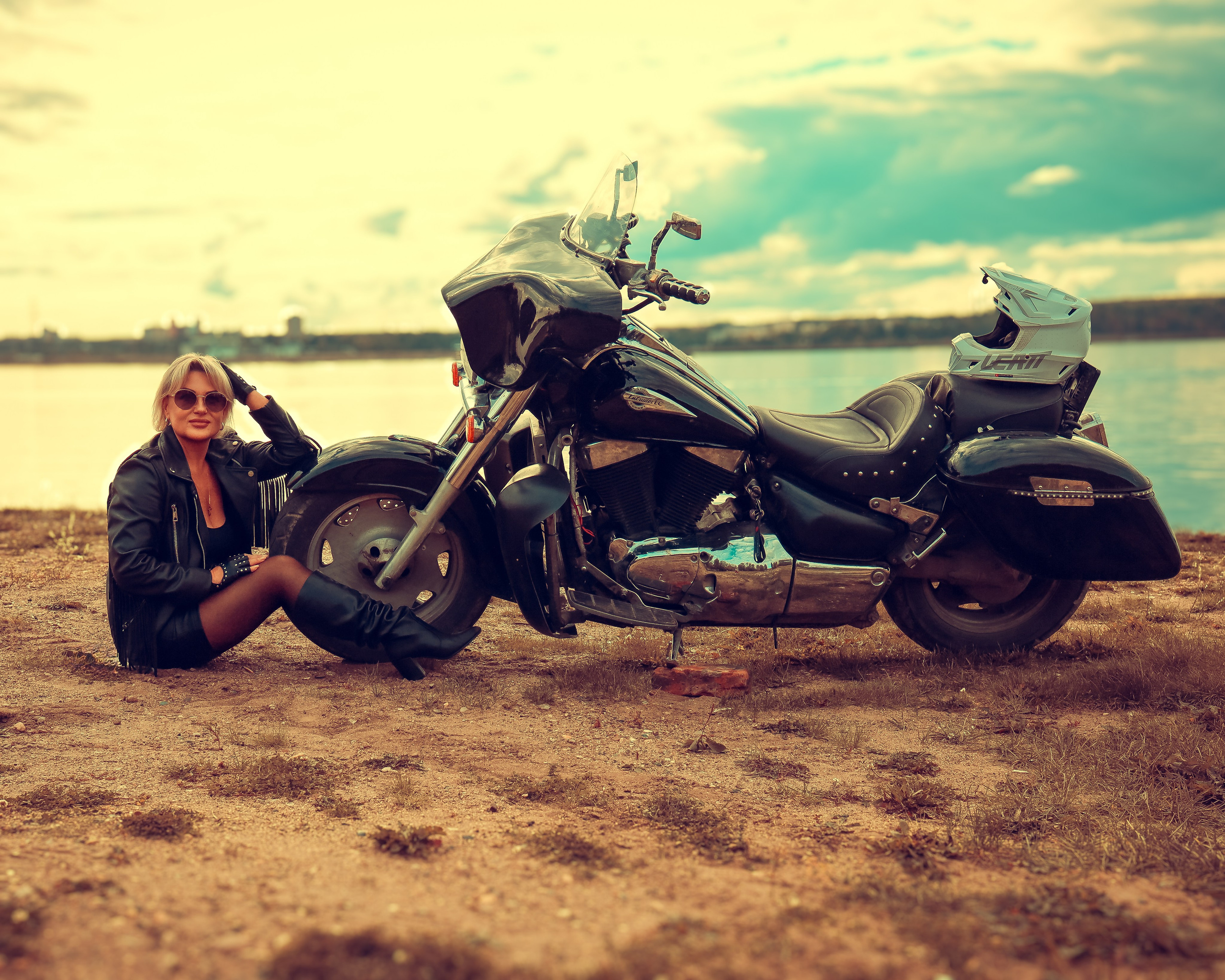 Ольга — байкерша!. Фотограф Нина Пашина — Пермь