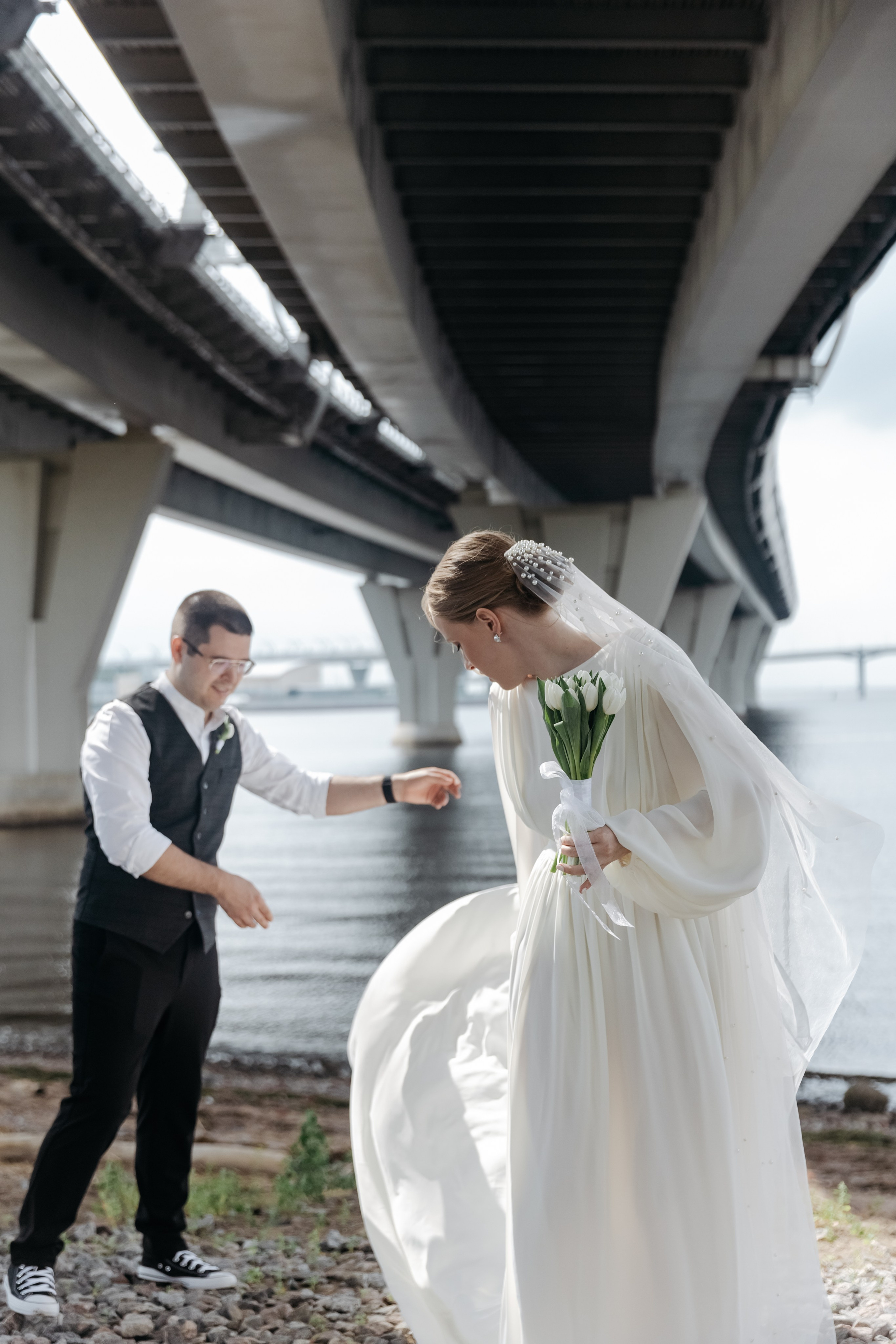 У нас было 2 дня, 2 радуги, 2 времени года и одна любовь. Свадебный фотограф в Санкт-Петербурге