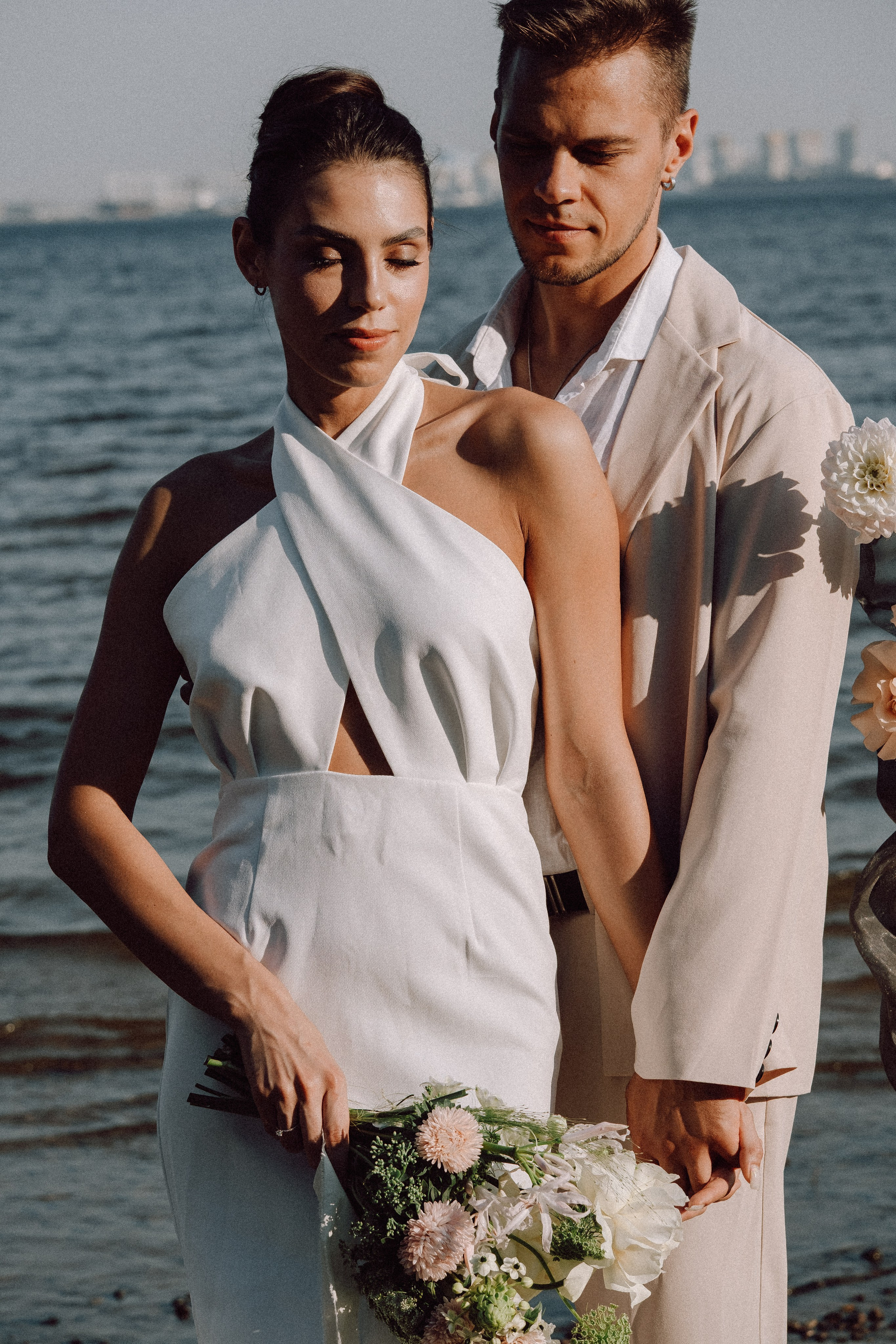 СВАДЕБНАЯ ФОТОСЕССИЯ ВЫЕЗДНОЙ ЦЕРЕМОНИИ (ФИНСКИЙ ЗАЛИВ). Профессиональный фотограф, Санкт-Петербург — Виктория Богомолова