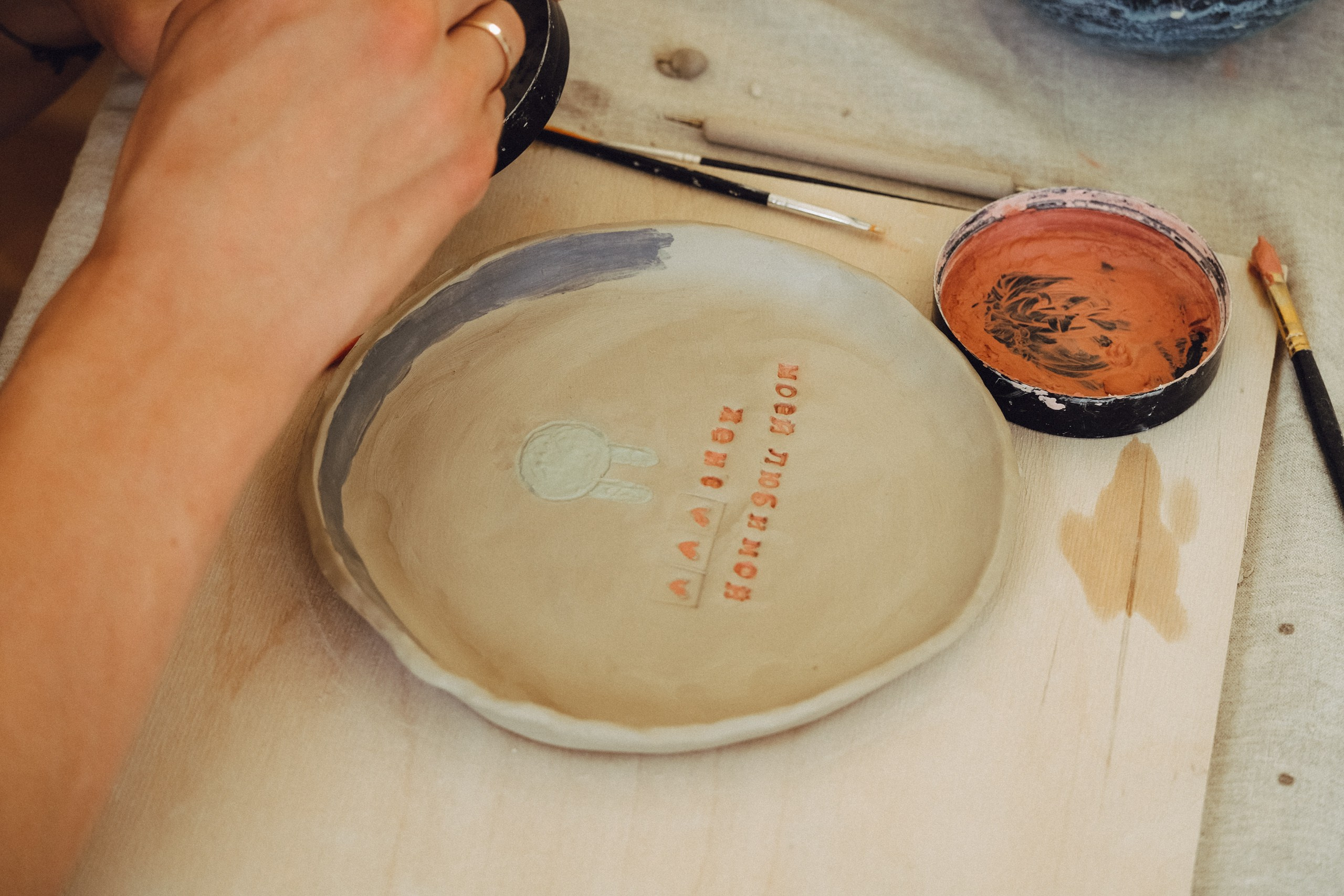 Любовь в студии лепки. Профессиональный фотограф, Санкт-Петербург — Виктория Богомолова