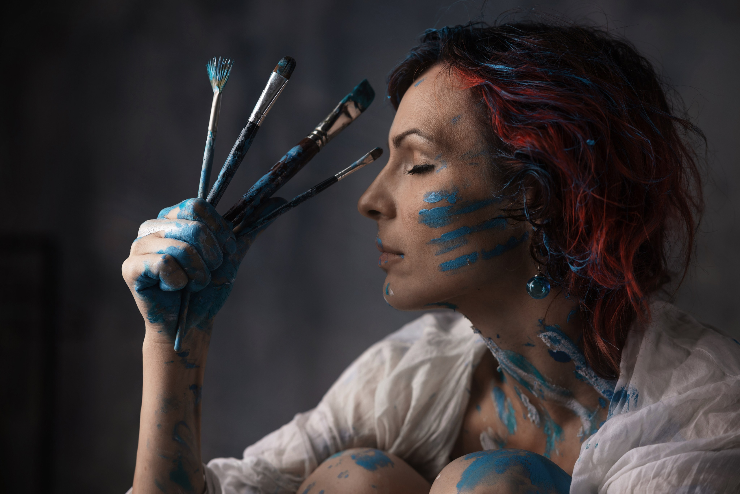 Ира. Цвет. Фотограф Михаил Олейник