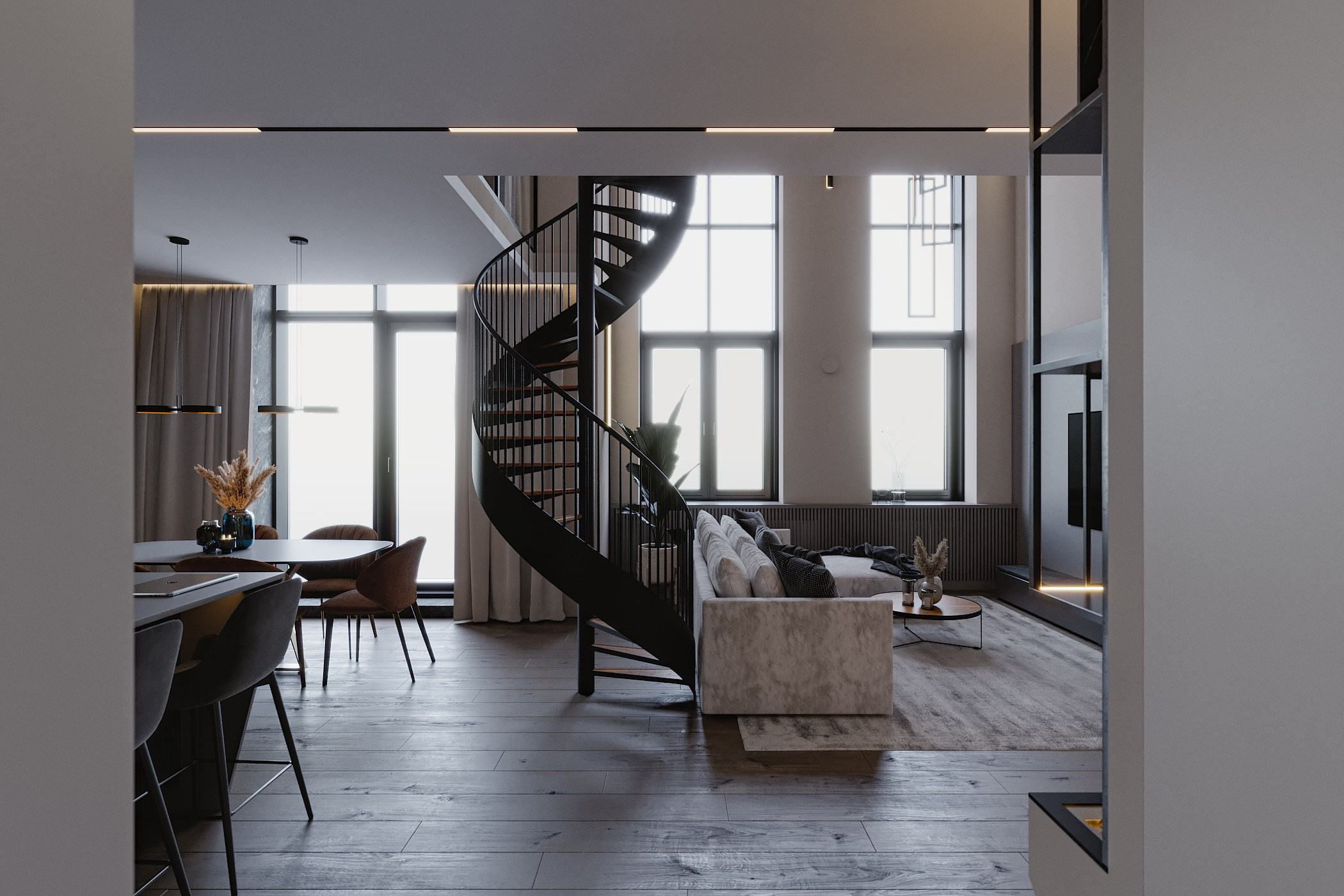 Проект YAR. Дизайн интерьера в Новосибирске, Мире, Онлайн | Студия дизайна интерьера TWOREZ