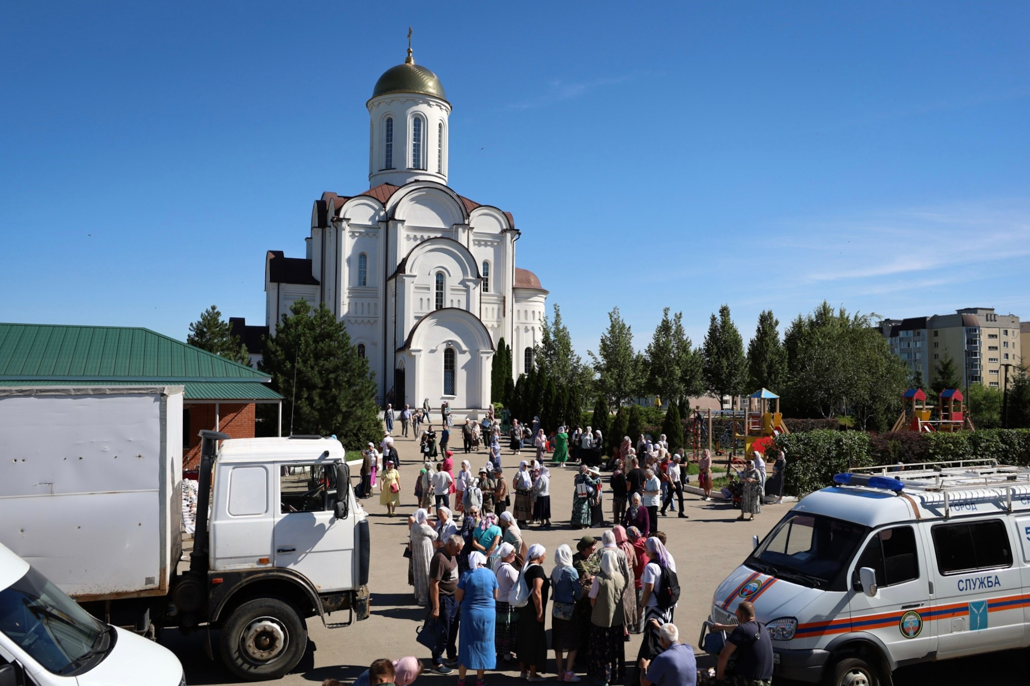 Многодневный крестный ход в Вавилов Дол. Саратовское Северо-Западное благочиние