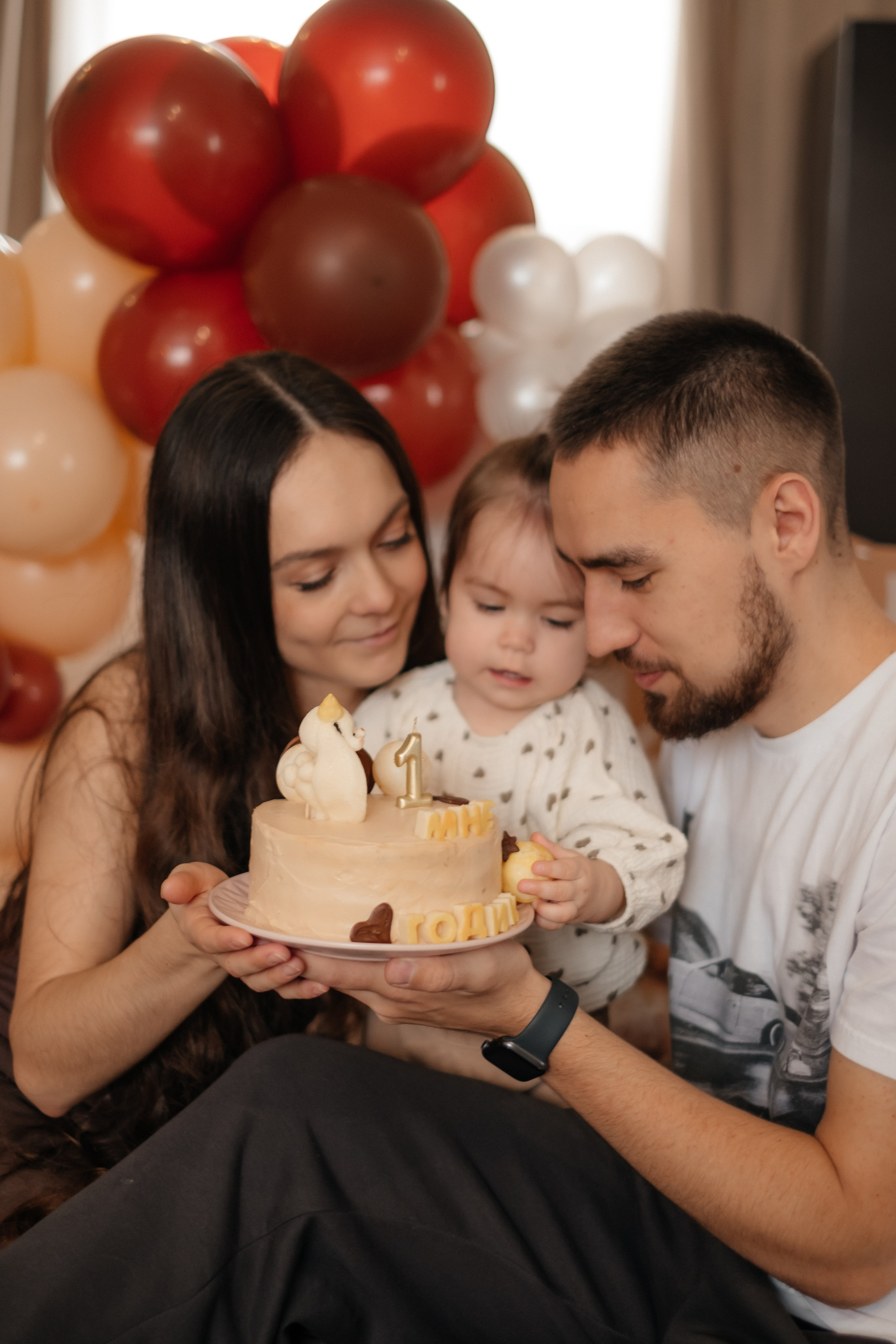 Катя, Саша и Еся | домашняя съемка. Фотограф в Новосибирске Диана Ильиных