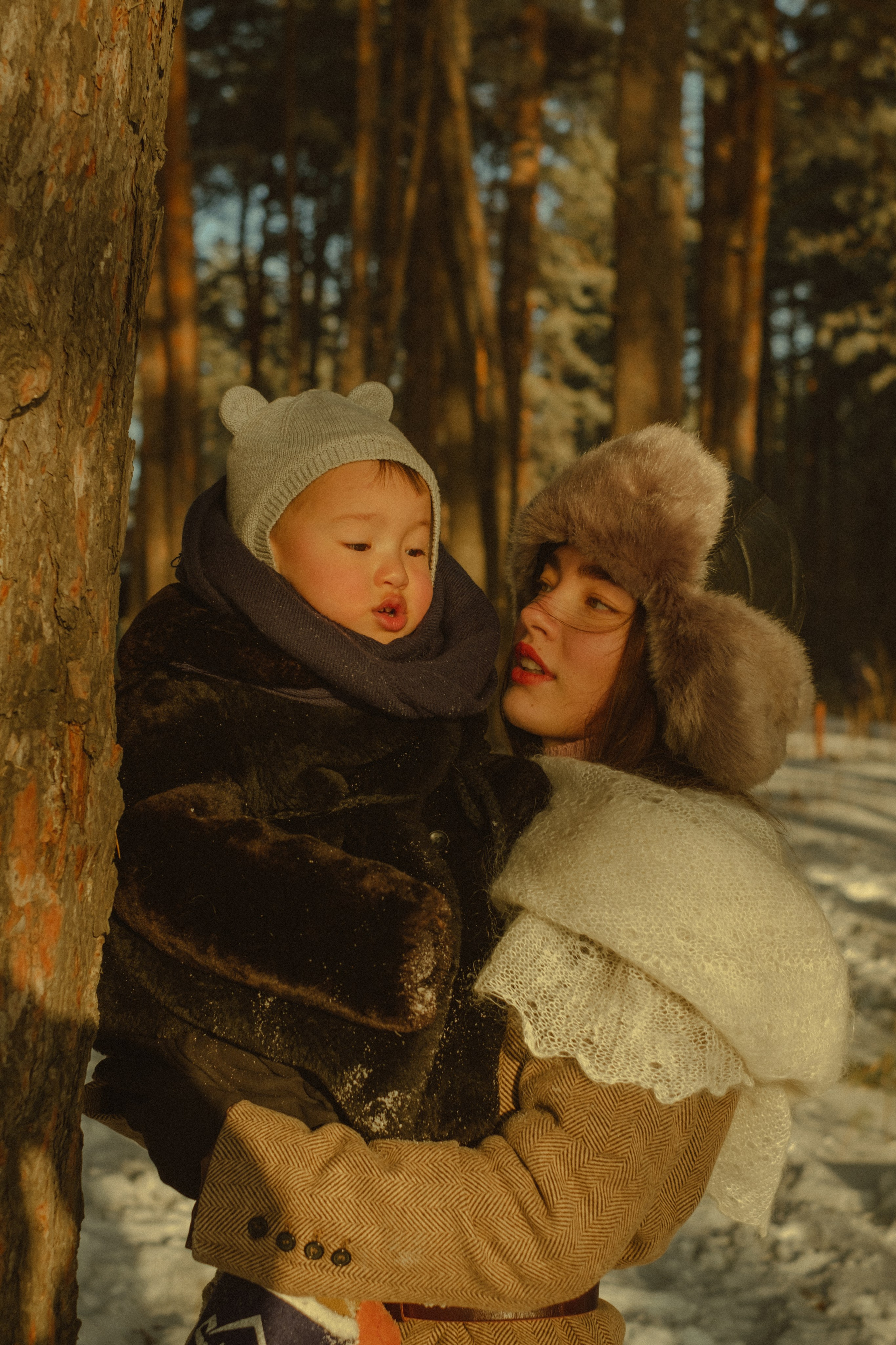 Ксюша, Том и Кирин | в стиле СССР. Фотограф в Новосибирске Диана Ильиных