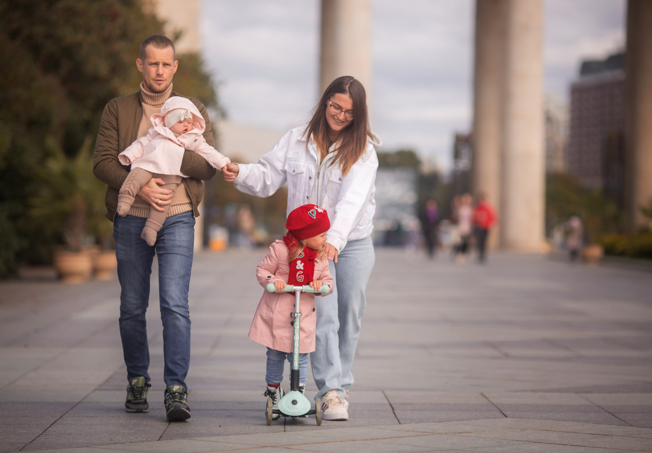 Прогулка в Парке Горького. צלם ואמן ילדים ומשפחה