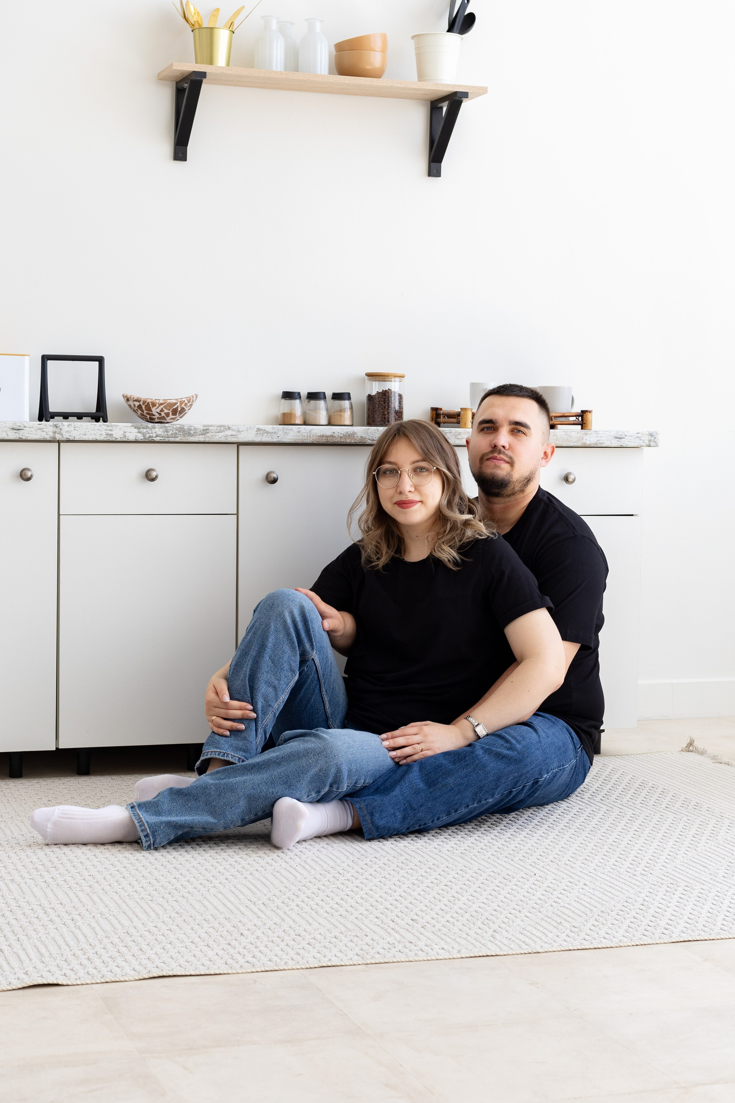 Семейная фотосессия в студии (Михаил, Крестина и Макар). Женский фотограф в Орске Новотроицке Динара Долганова