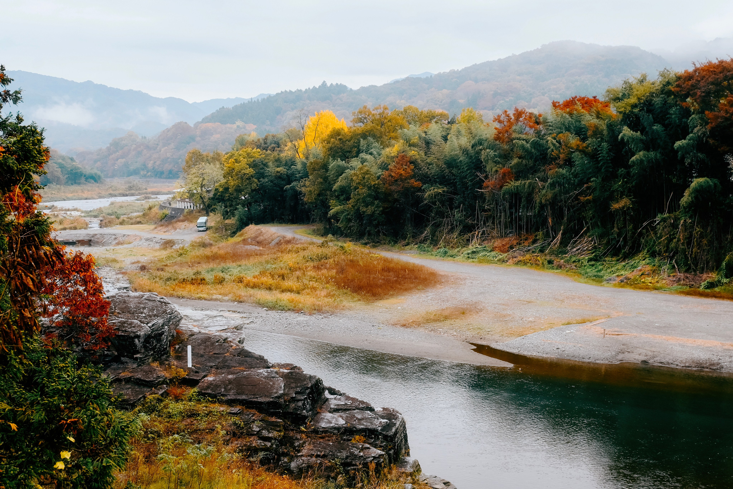 Japan village street. Iraogo