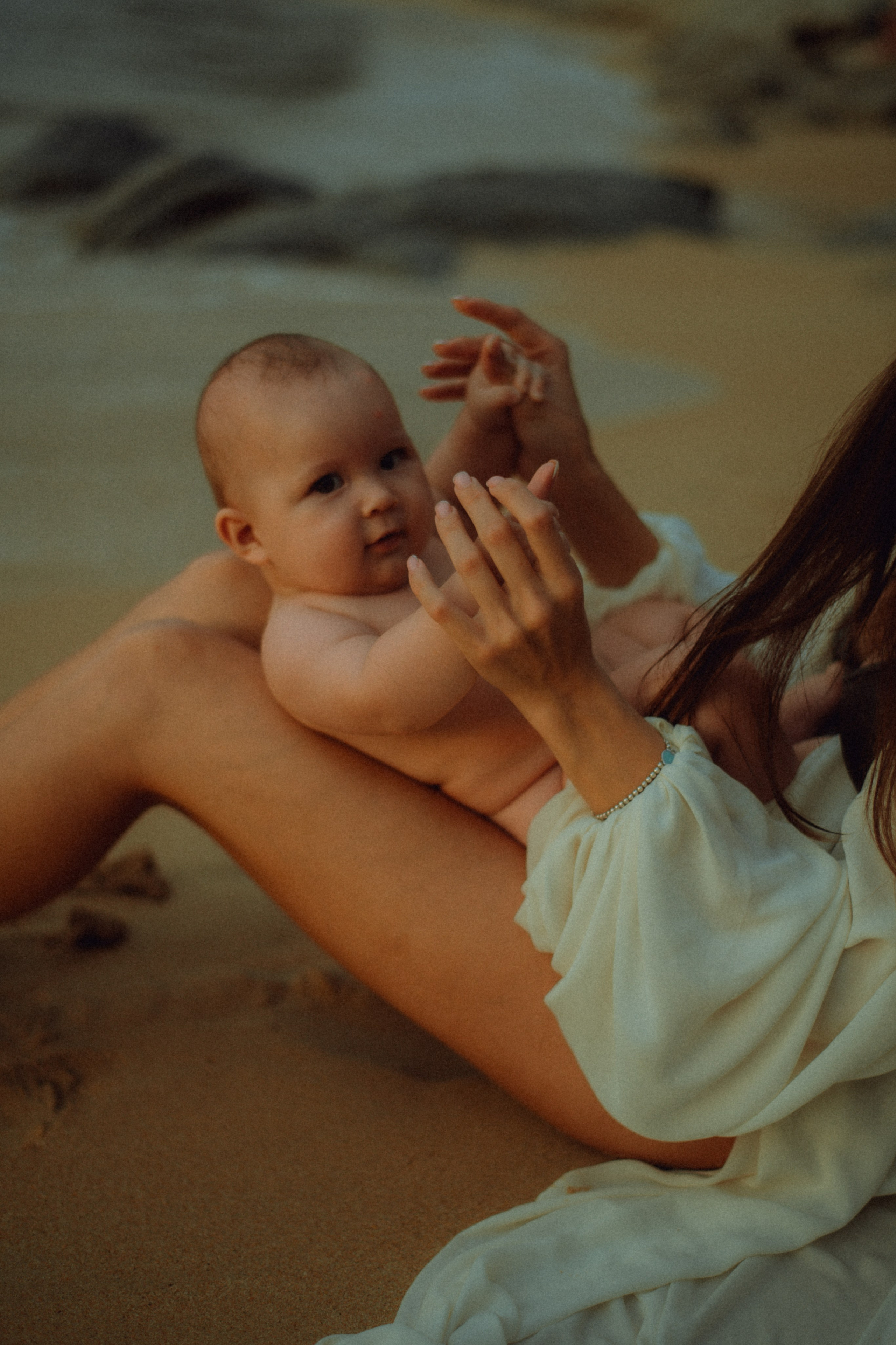 Мама и малыш море. Фотограф и Видеограф Анапа, Новороссийск, Краснодар. Алина и Женя