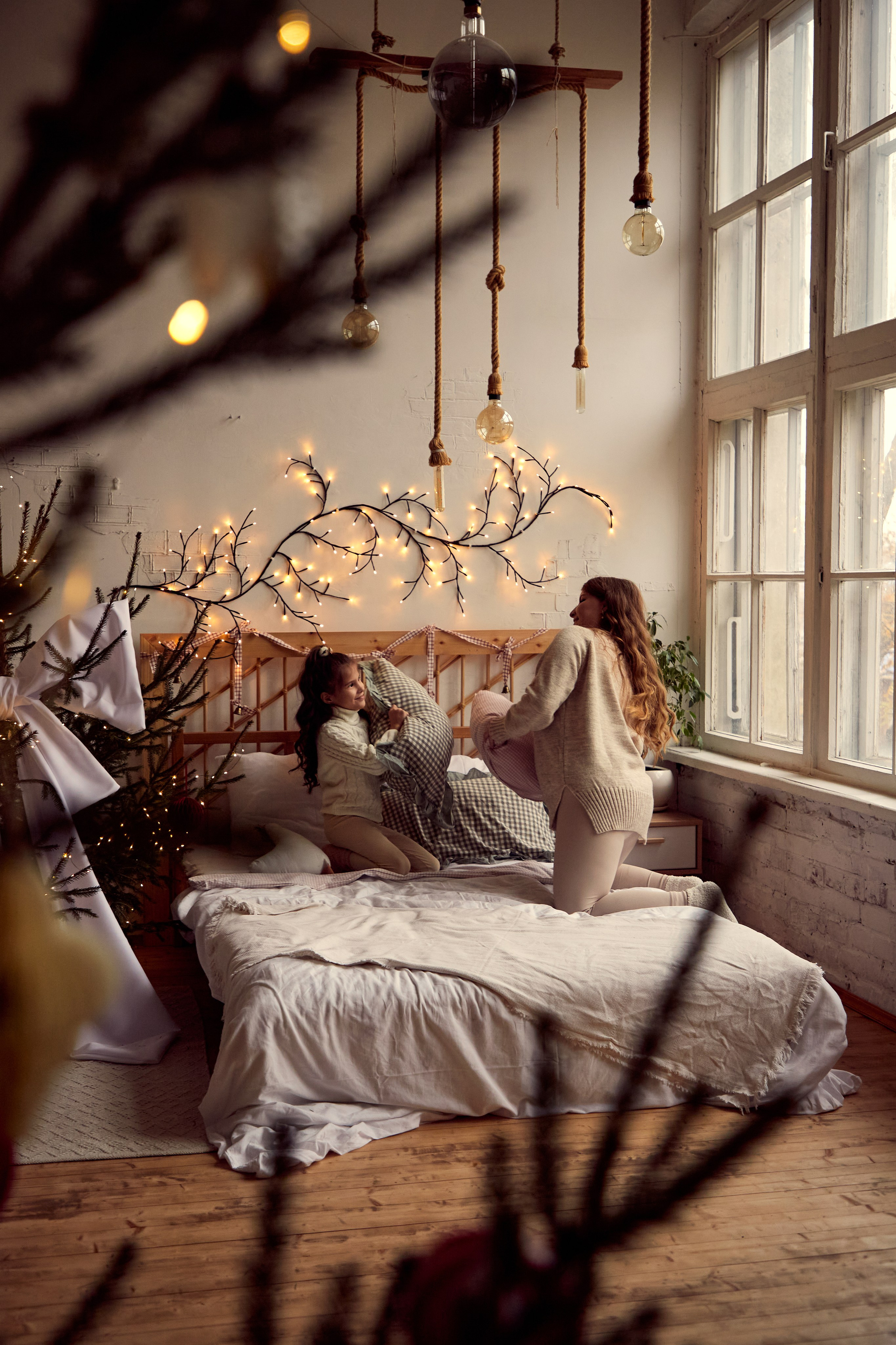 Новогодняя фотосессия в Loft potolok. Фотограф КовалёваТатьяна | Москва | Краснодар |Сочи |Портрет, свадьбы, семейные съёмки